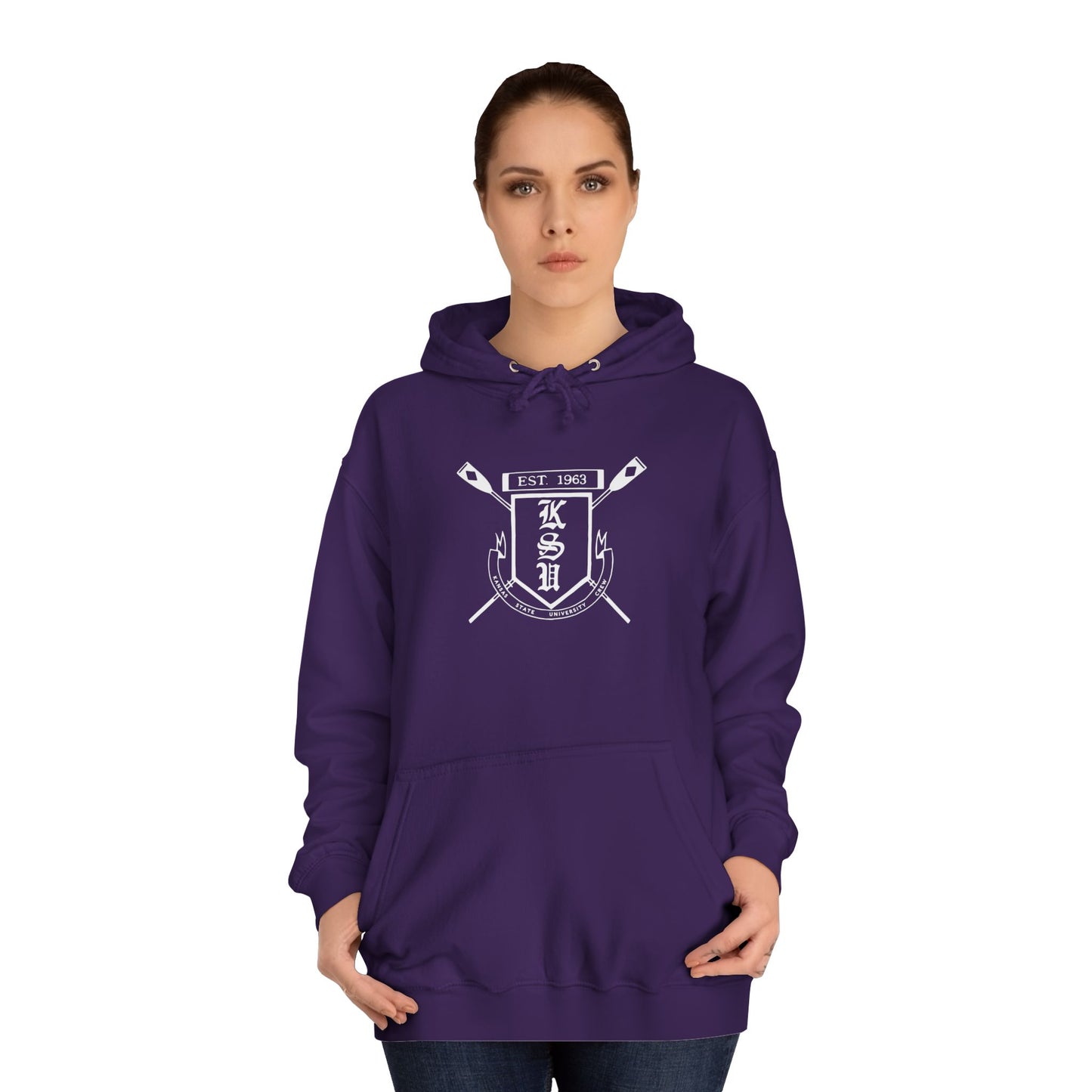 Kansas State Crew Hoodie - Crest Design