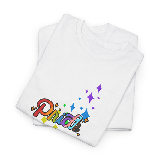 Colorful Pride Unisex Heavy Cotton Tee - Celebrate Love and Diversity