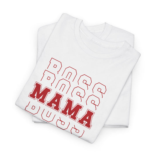 Boss Mama Unisex Heavy Cotton Tee - Empowering Mother's Day Gift