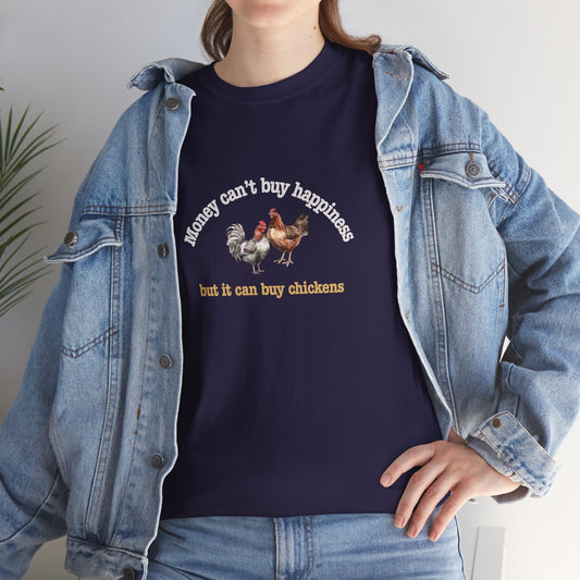 Funny Chicken Tee, Humorous Unisex Cotton Shirt