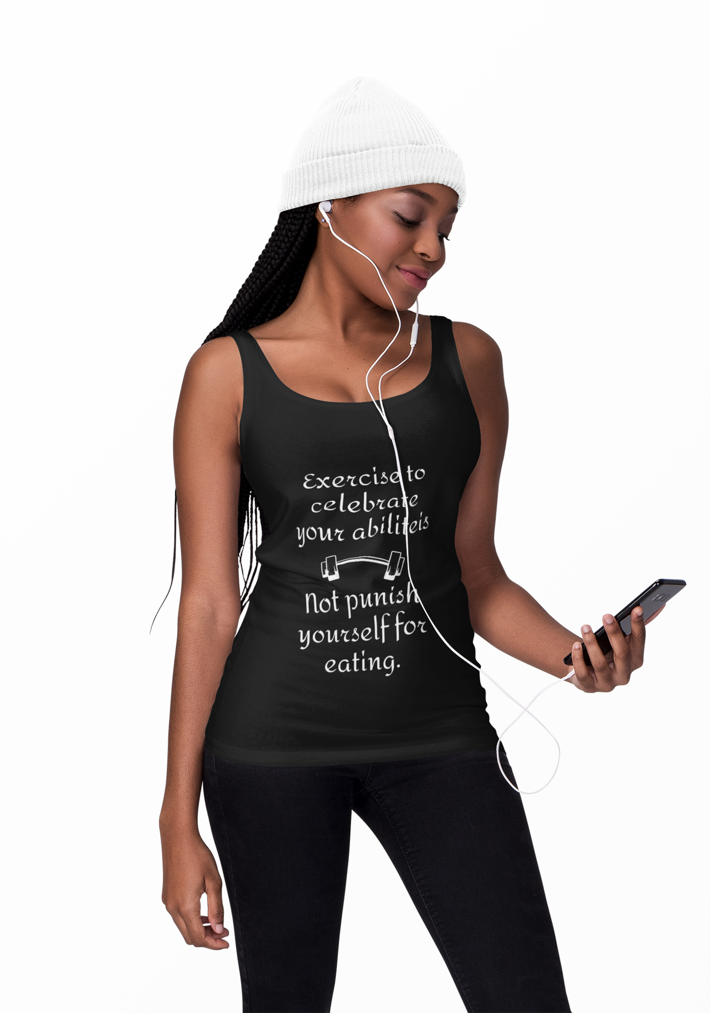 Exercise to Celebrate your Abilities Women's Tank Top, Workout Tank