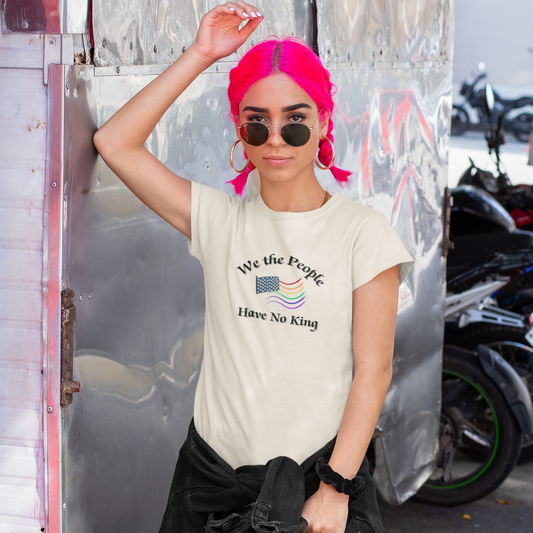 No Kings Pride - Patriotic Unisex Heavy Cotton Tee