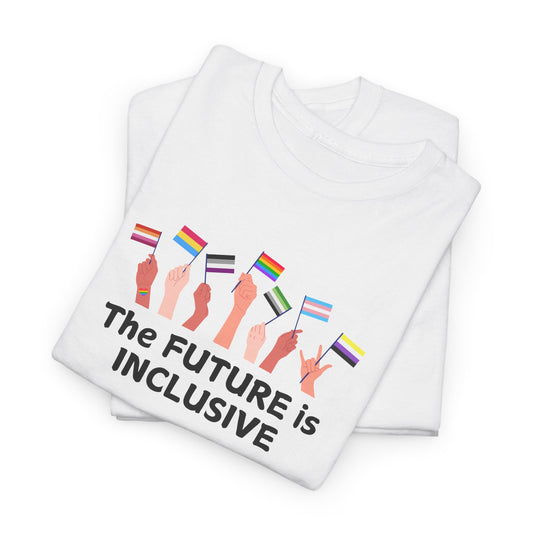 Inclusive Future Unisex Heavy Cotton Tee - Celebrate Diversity and Equality