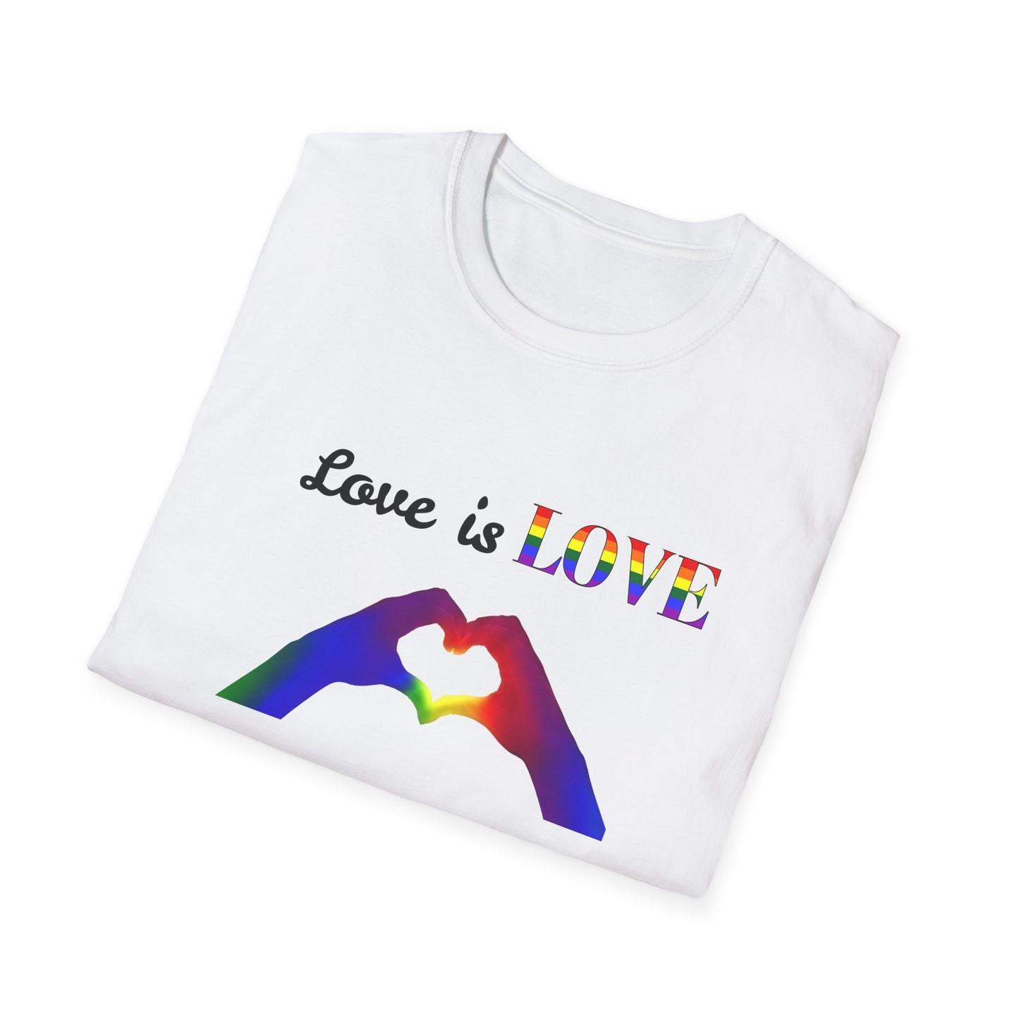Pride Love is LOVE Unisex Softstyle T-Shirt