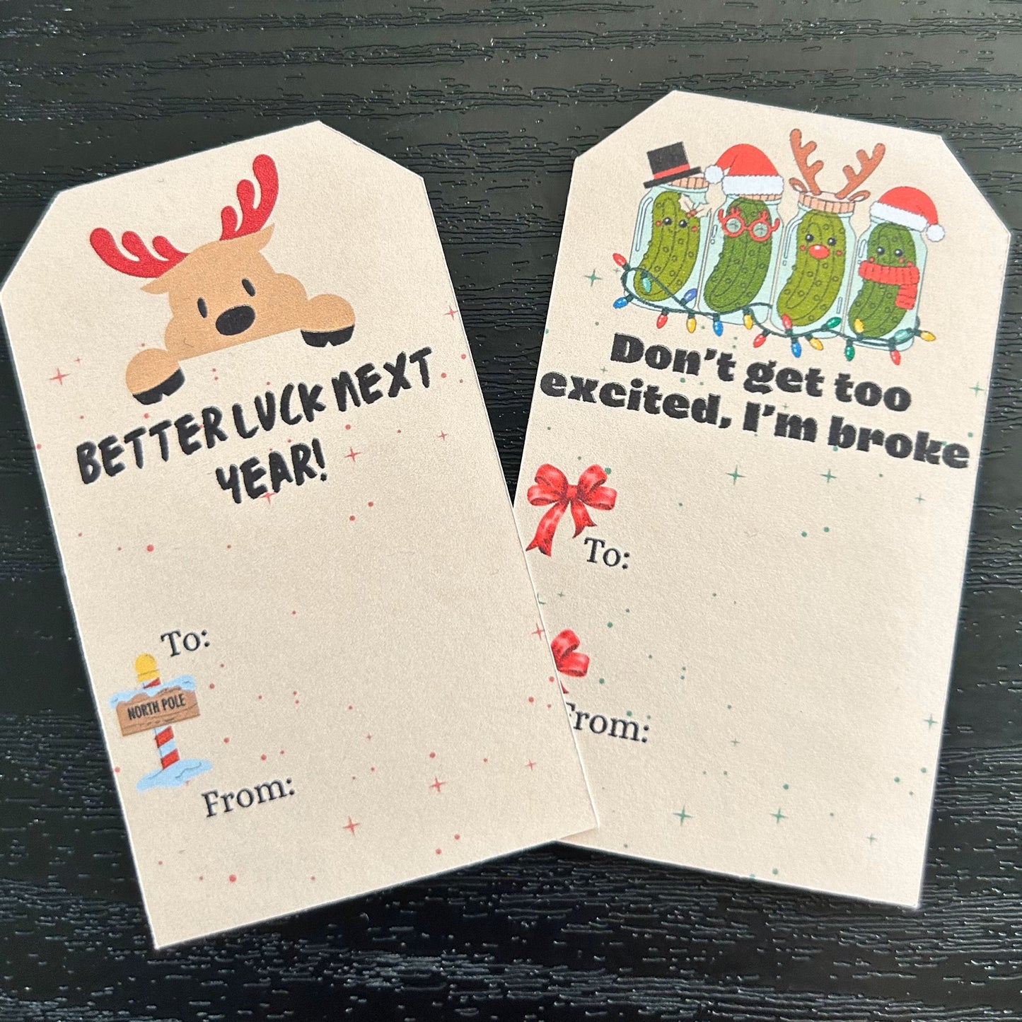 Snarky Gift Tag Stickers