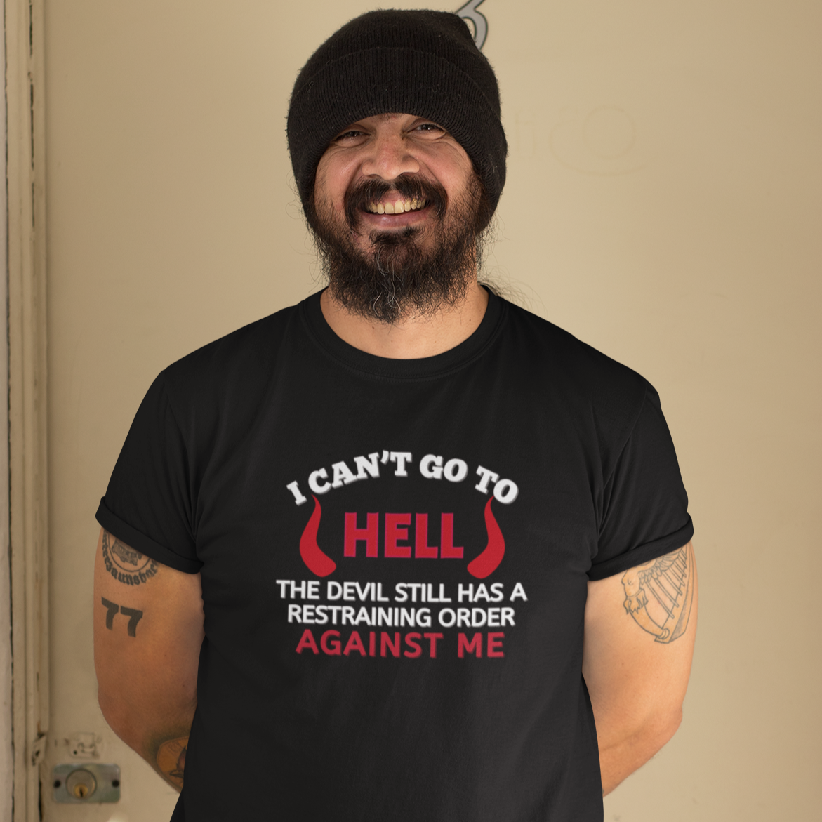 Devil restraining order - T-shirt