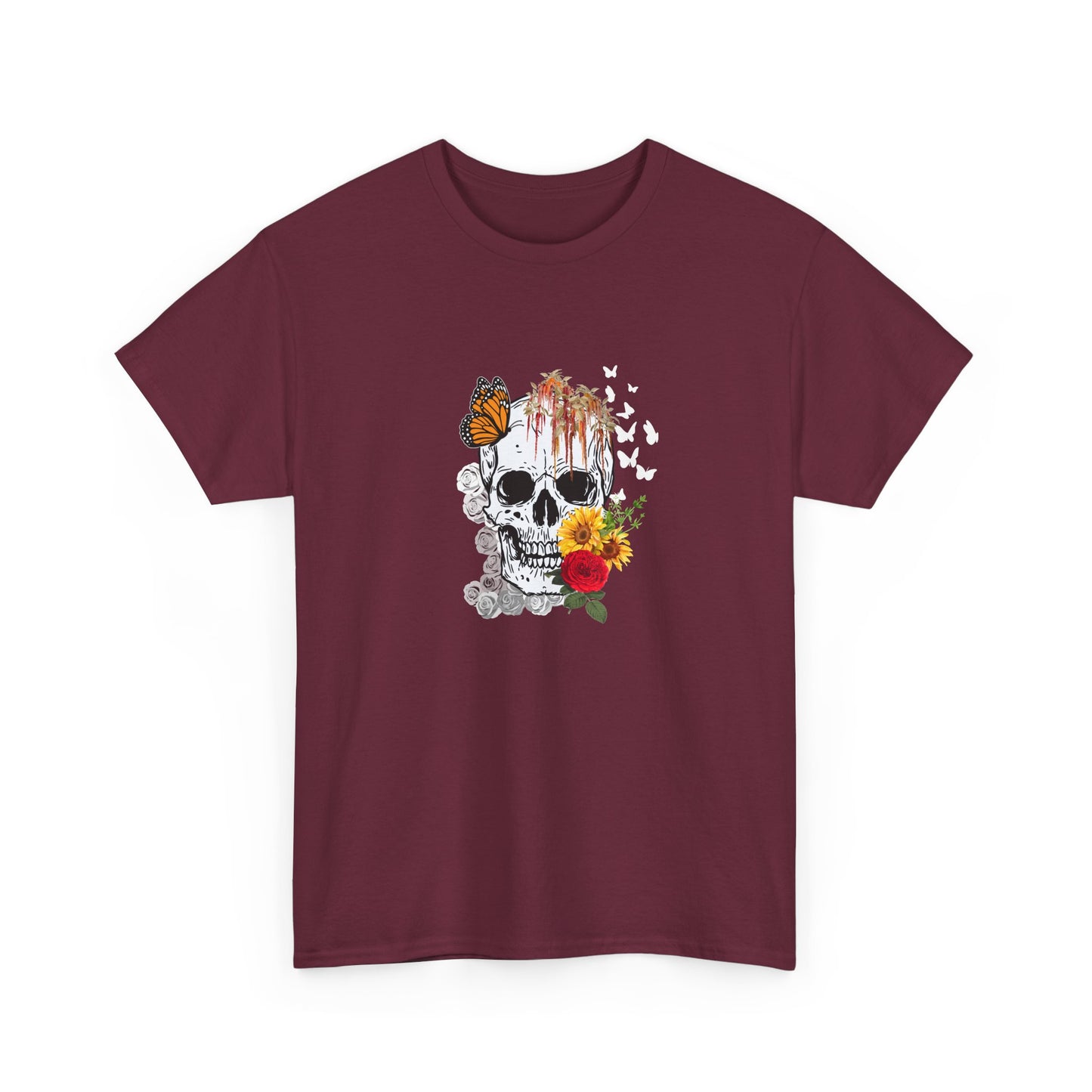 Skull and Flowers Shirt