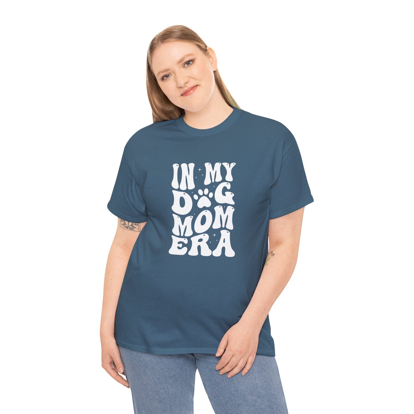 "In My Dog Mom Era" - Dog Lover Unisex Heavy Cotton Tee