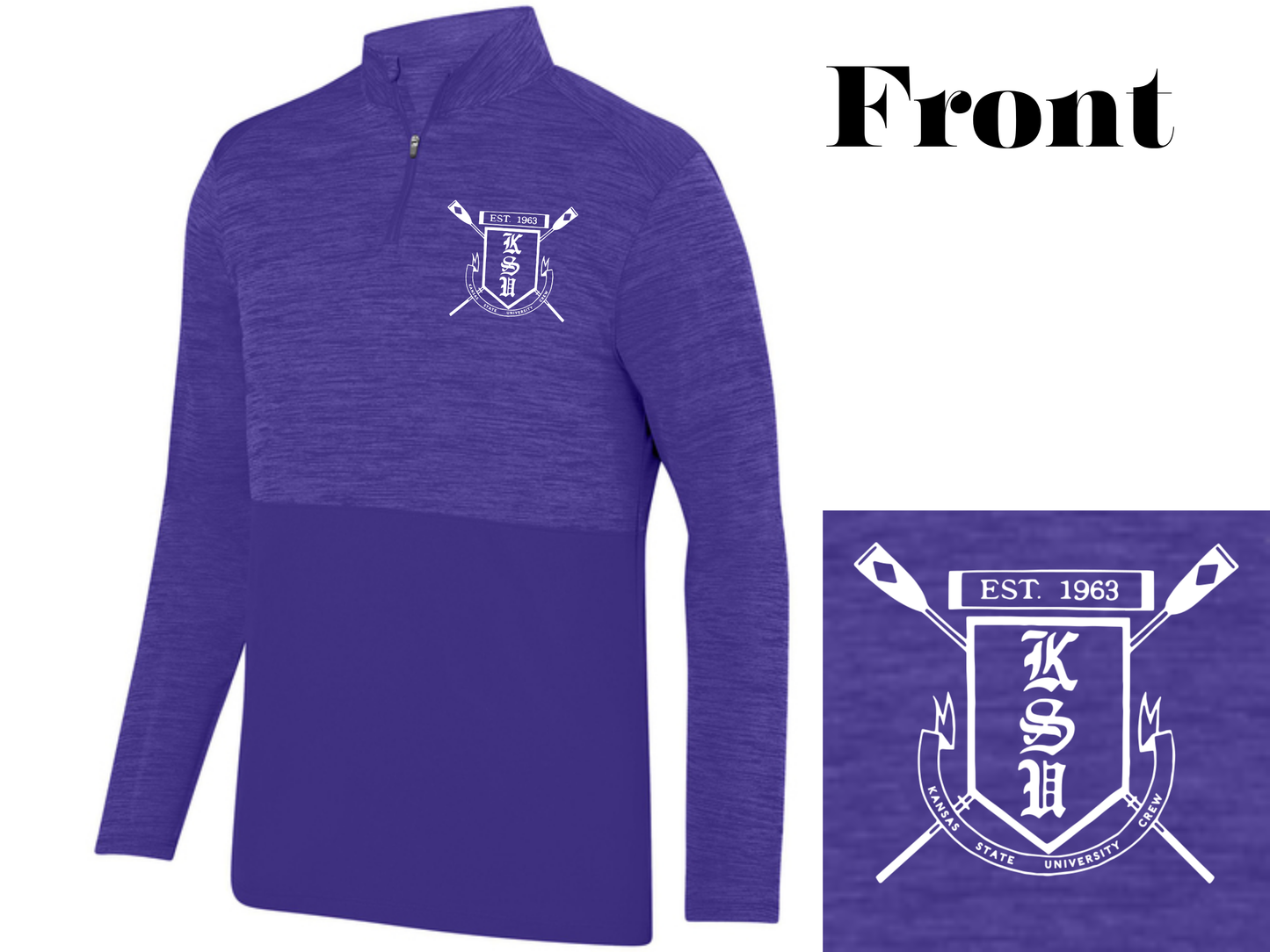 Kansas State Fan Quarter-Zip Pullover
