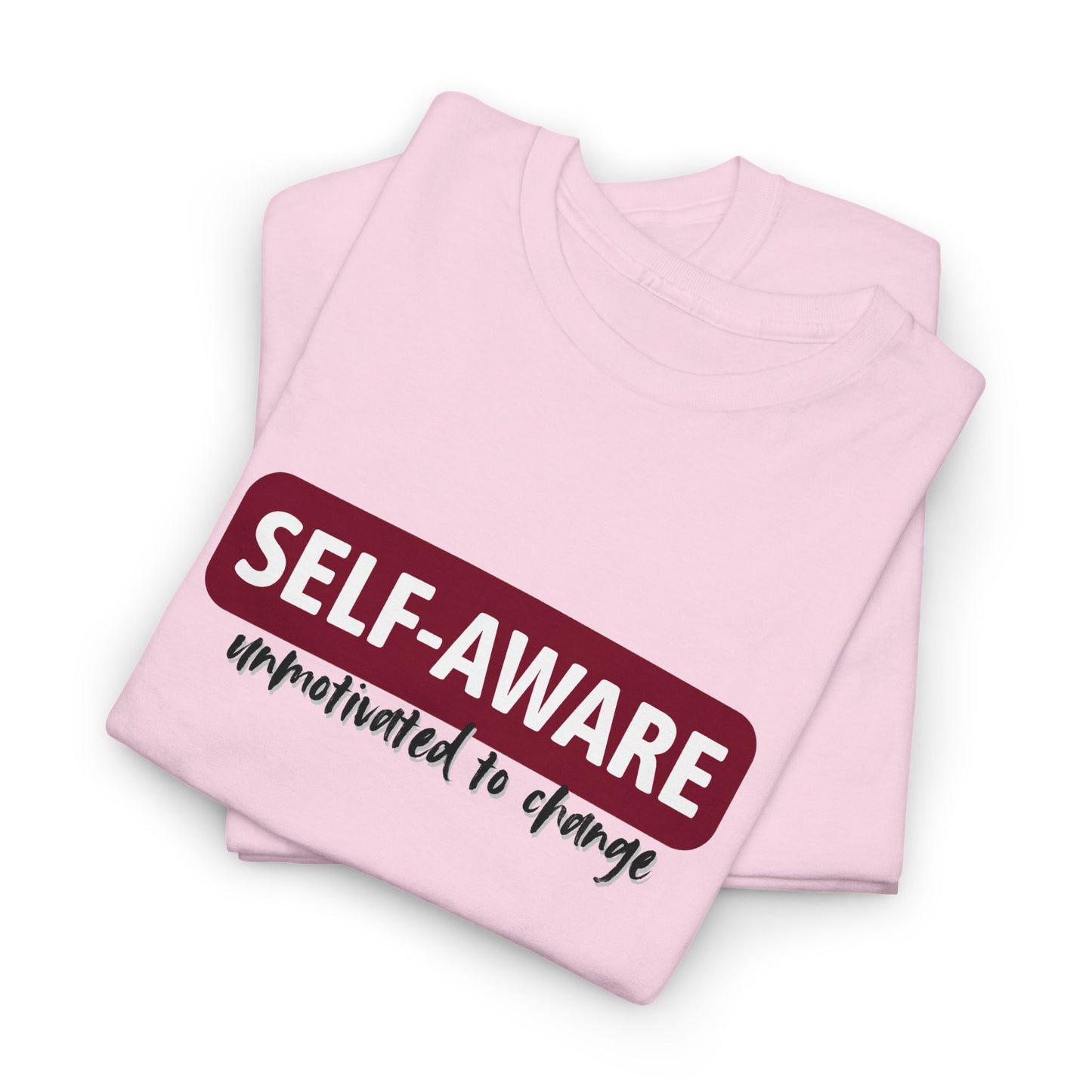 Self Aware, Unmotivated to Change Shirt