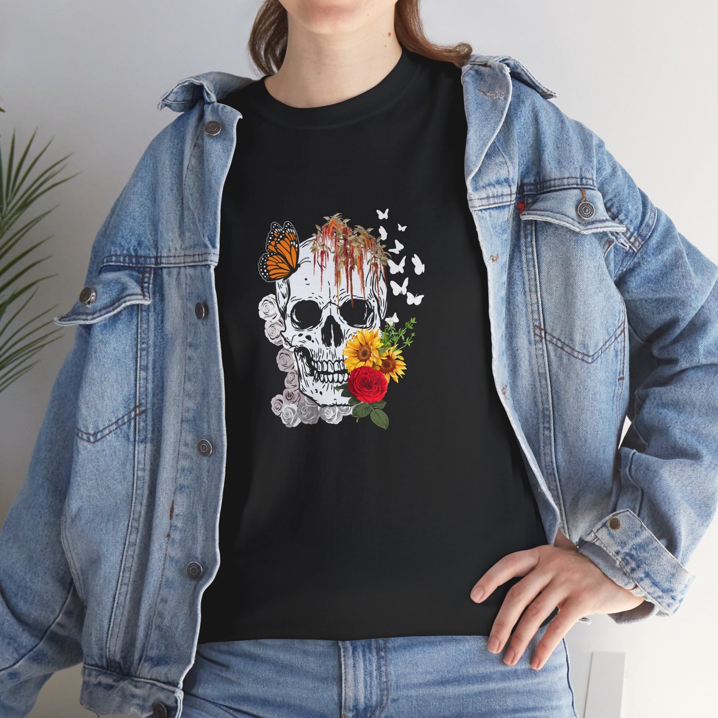 Skull and Flowers Shirt