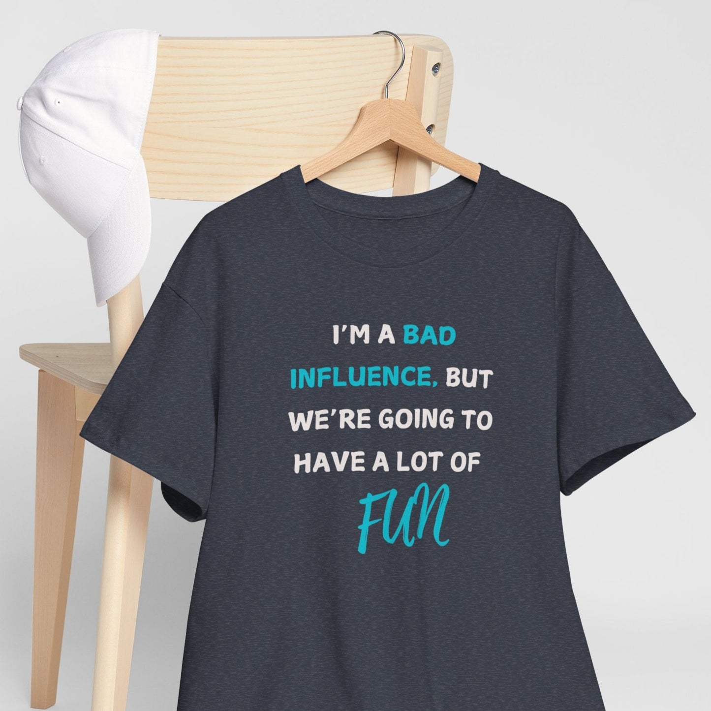 Fun Bad Influence Unisex Heavy Cotton Tee