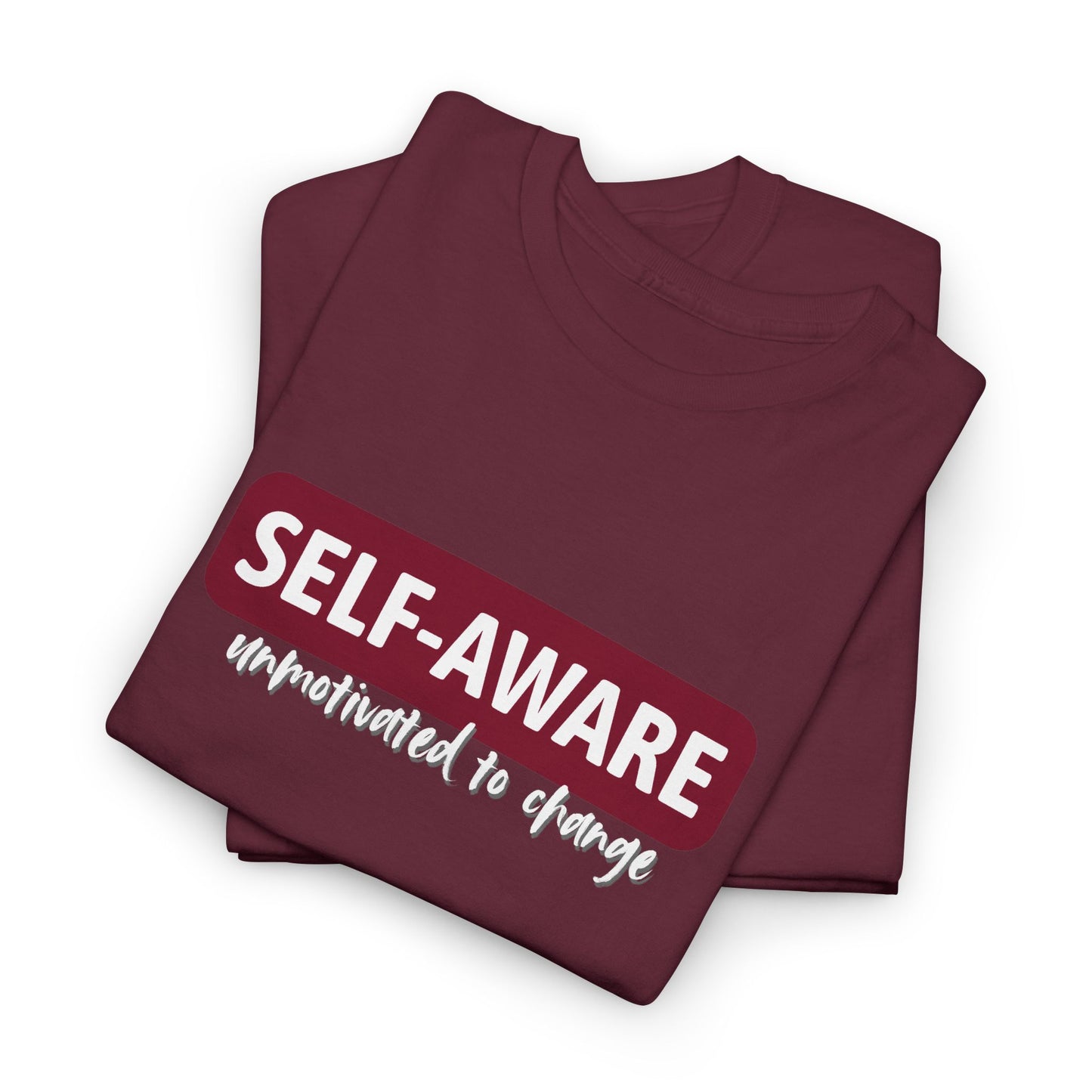 Self Aware, Unmotivated to Change Shirt