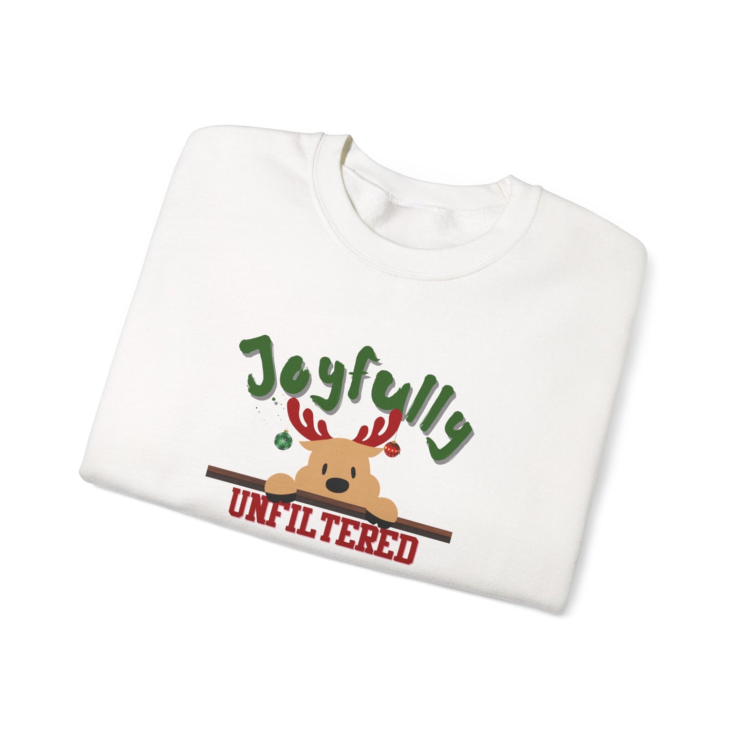 Crewneck Sweatshirt — "Let It Snow... Somewhere Else" Holiday Graphic