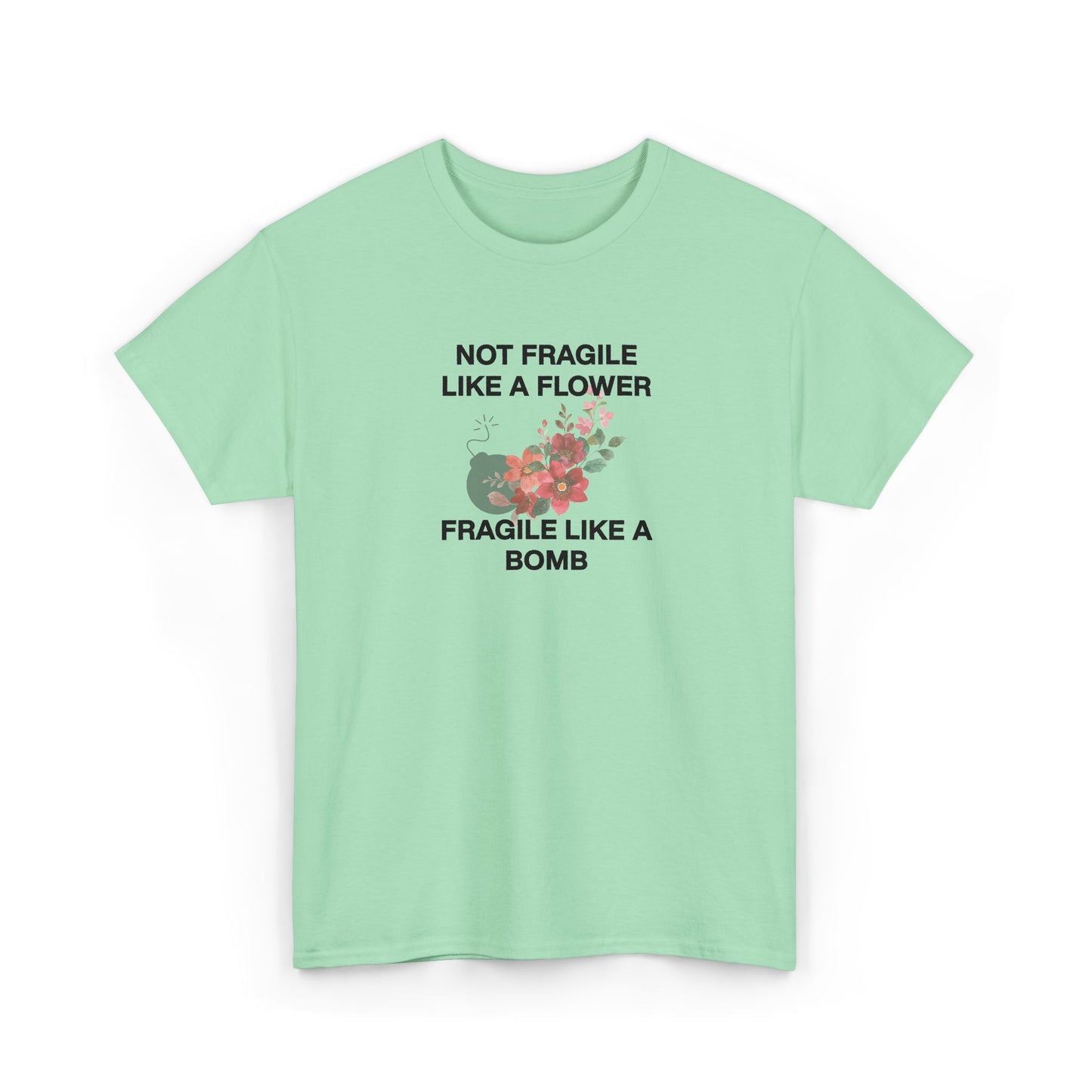 Not Fragile Like a Flower, Fragile Like a Bomb RBG Shirt