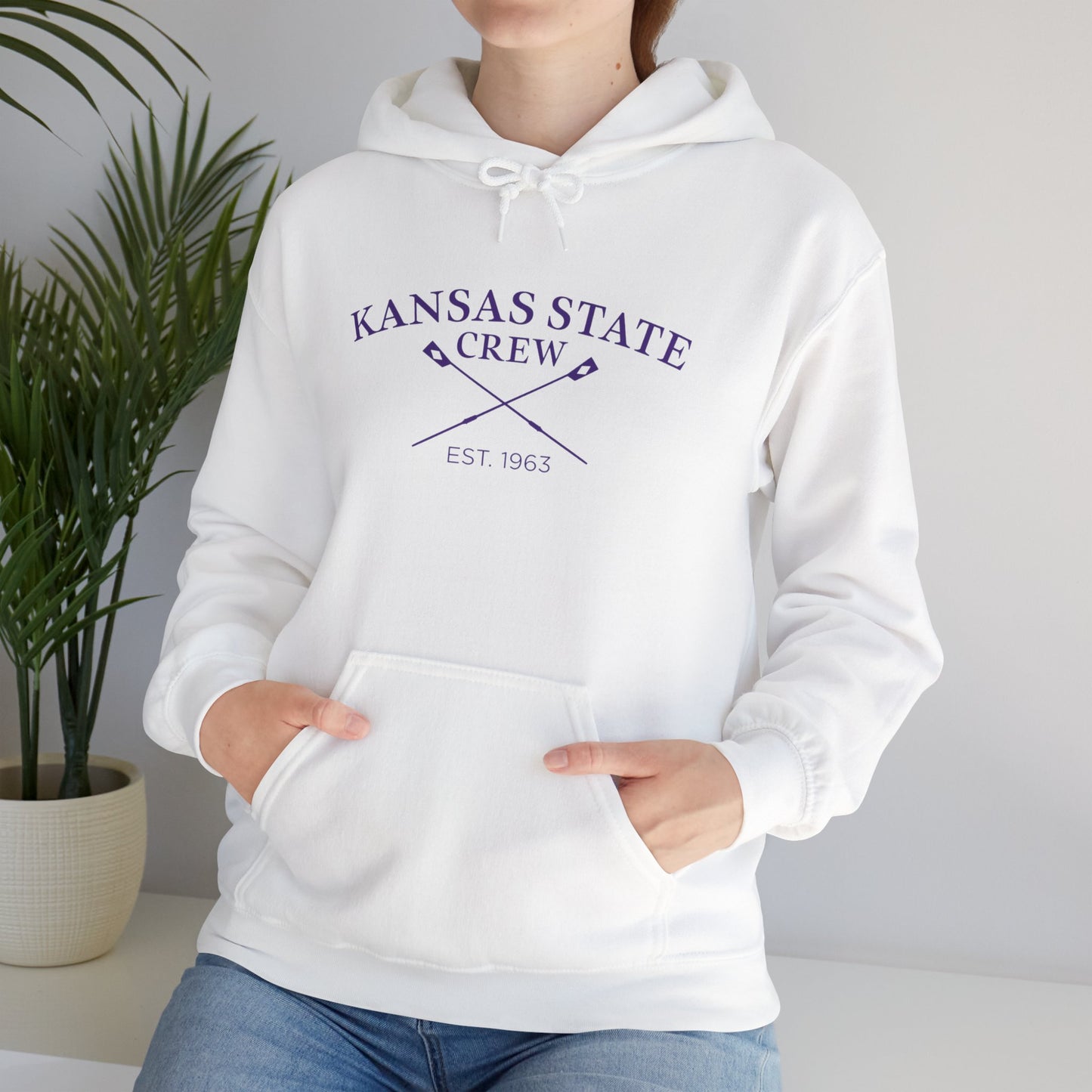 Kansas State Crew Hoodie - Crossed Oars