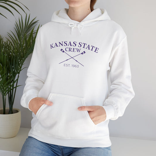 Kansas State Crew Hoodie - Crossed Oars