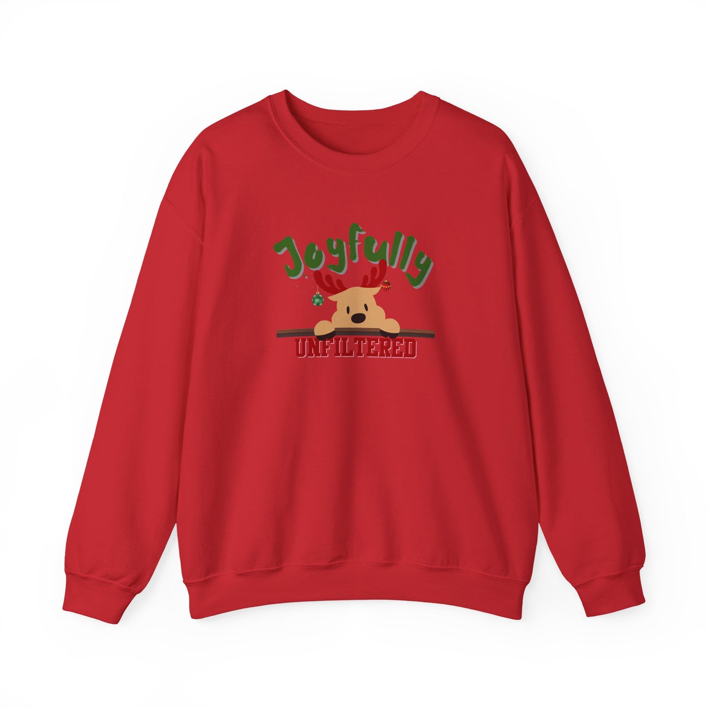 Crewneck Sweatshirt — "Let It Snow... Somewhere Else" Holiday Graphic