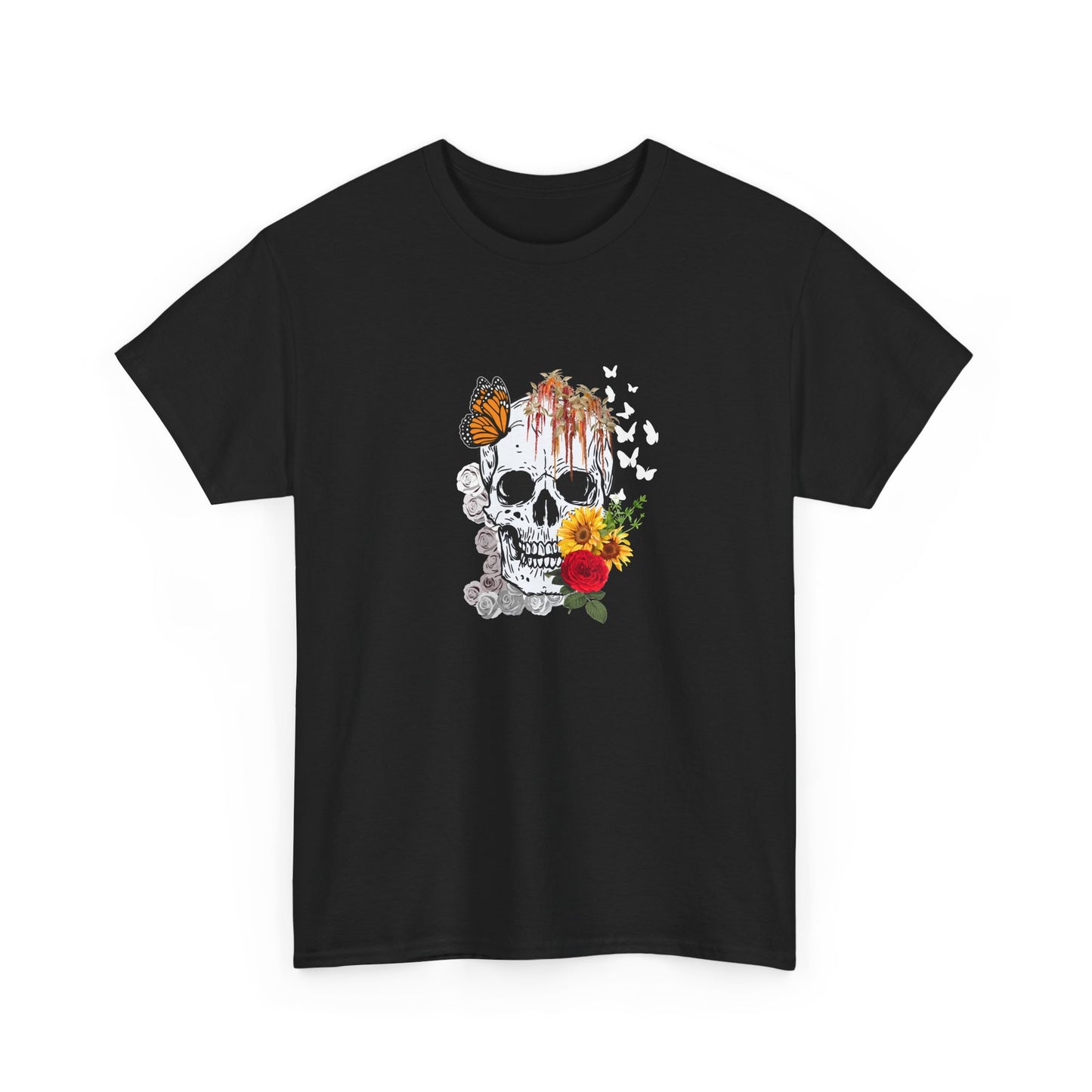 Skull and Flowers Shirt