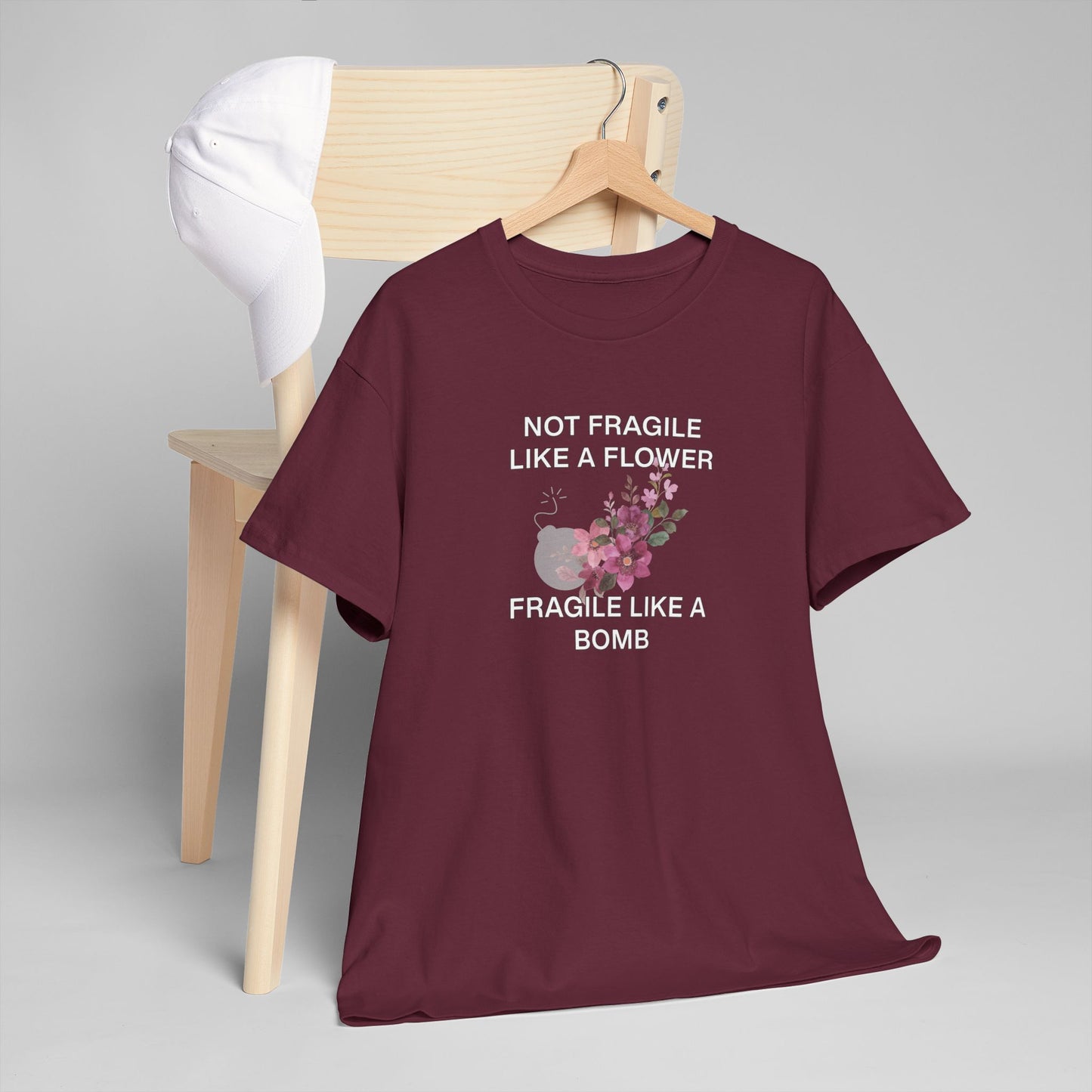 Not Fragile Like a Flower, Fragile Like a Bomb RBG Shirt