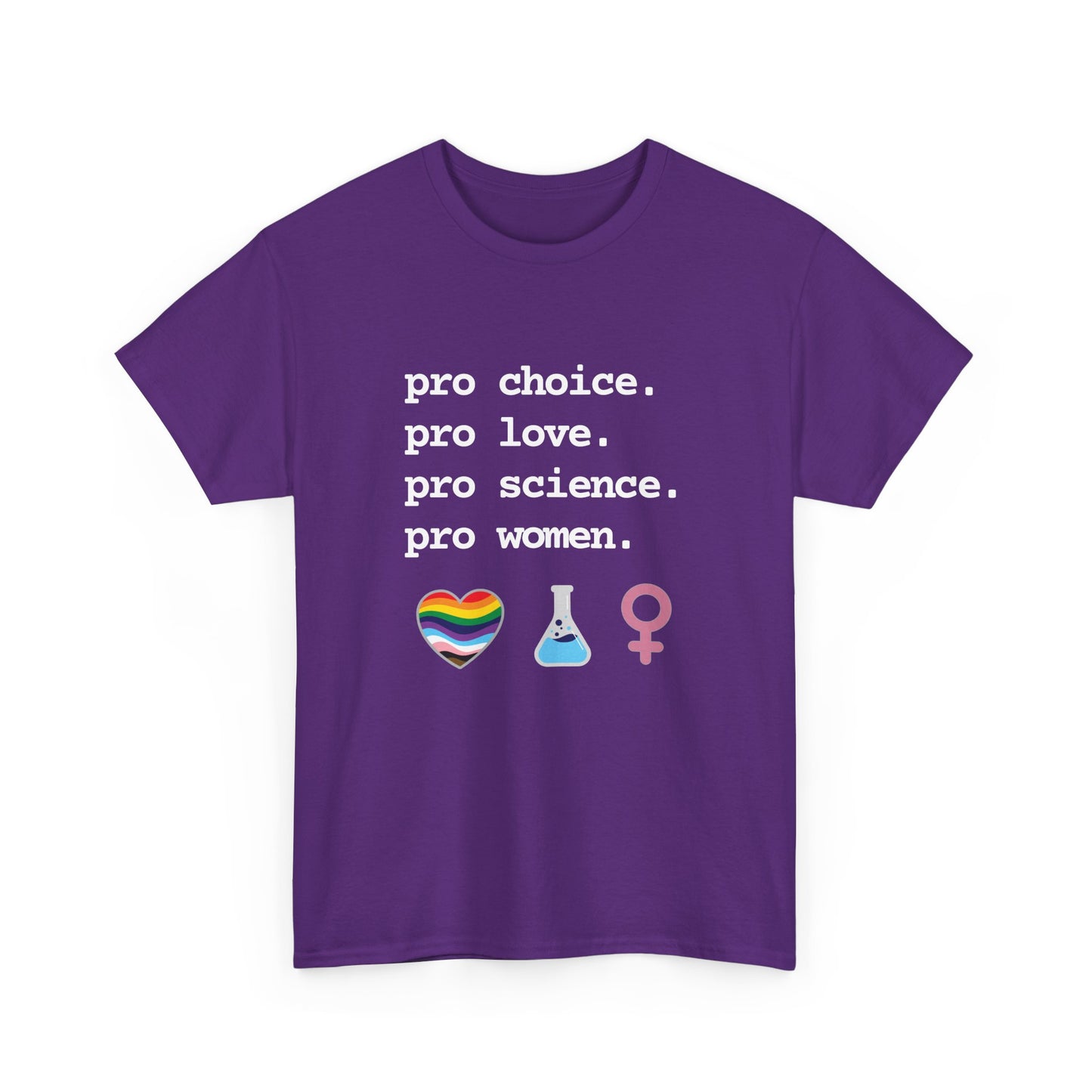 Pro Everything Unisex Heavy Cotton Tee - Love & Science Graphic Shirt