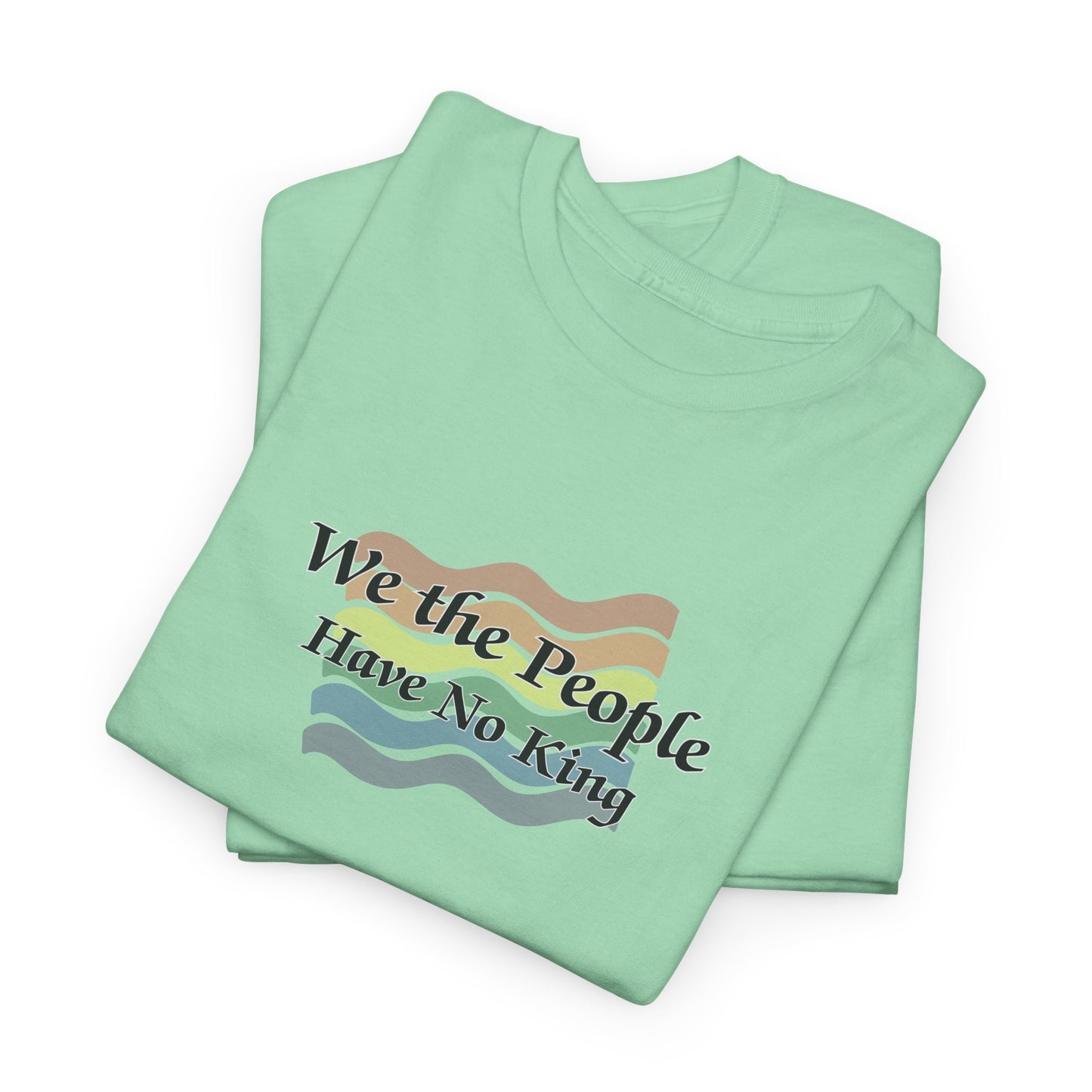 We the People Have No King Faded Pride Shirt