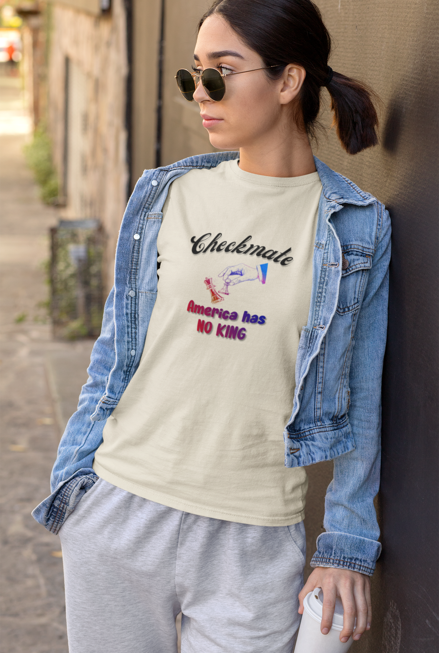 America has NO KING; Statement Shirt, Political Apparel