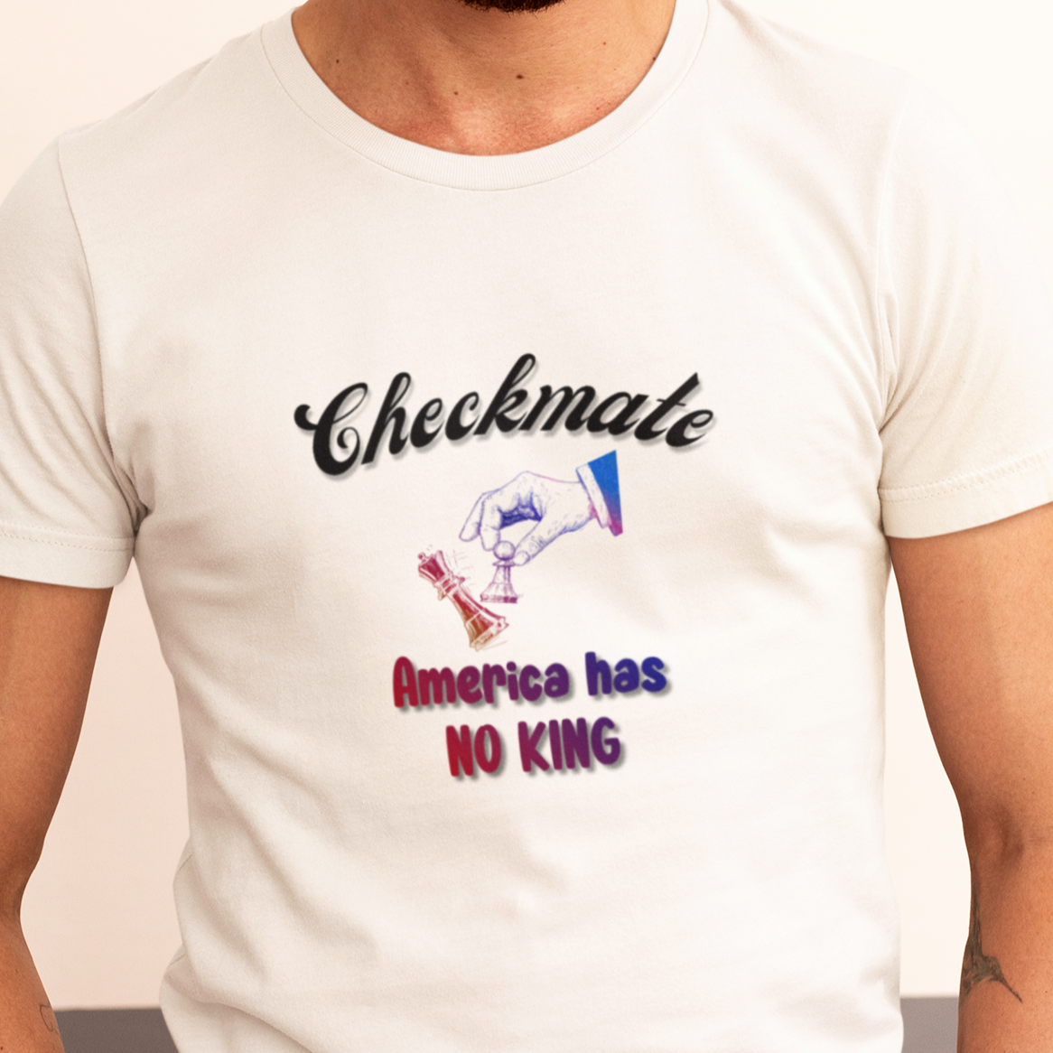 America has NO KING; Statement Shirt, Political Apparel