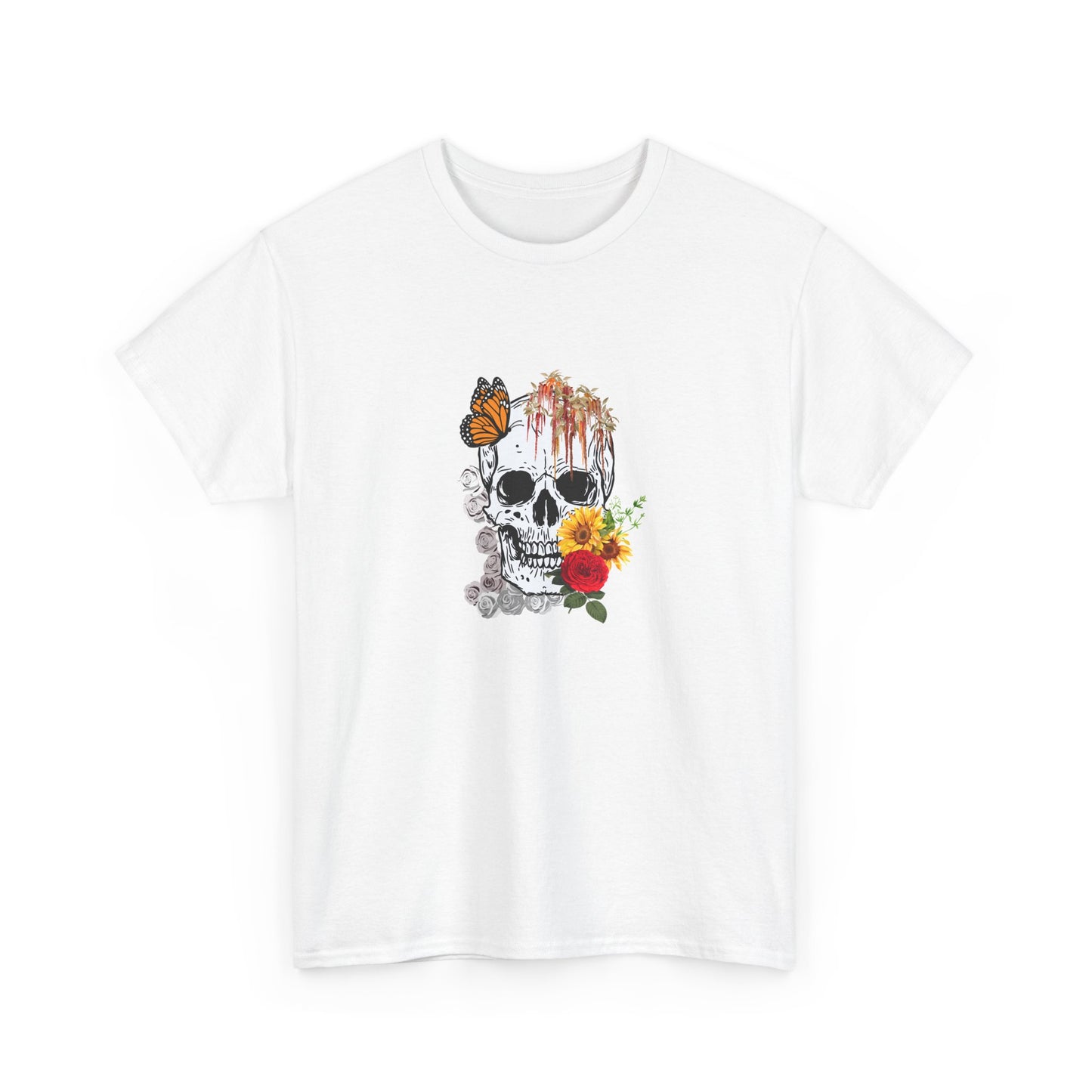 Skull and Flowers Shirt