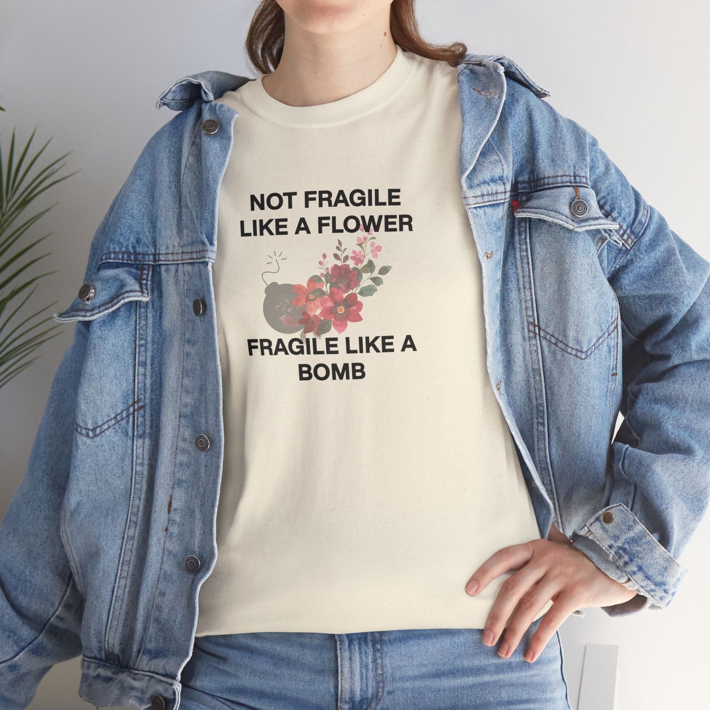 Not Fragile Like a Flower, Fragile Like a Bomb RBG Shirt
