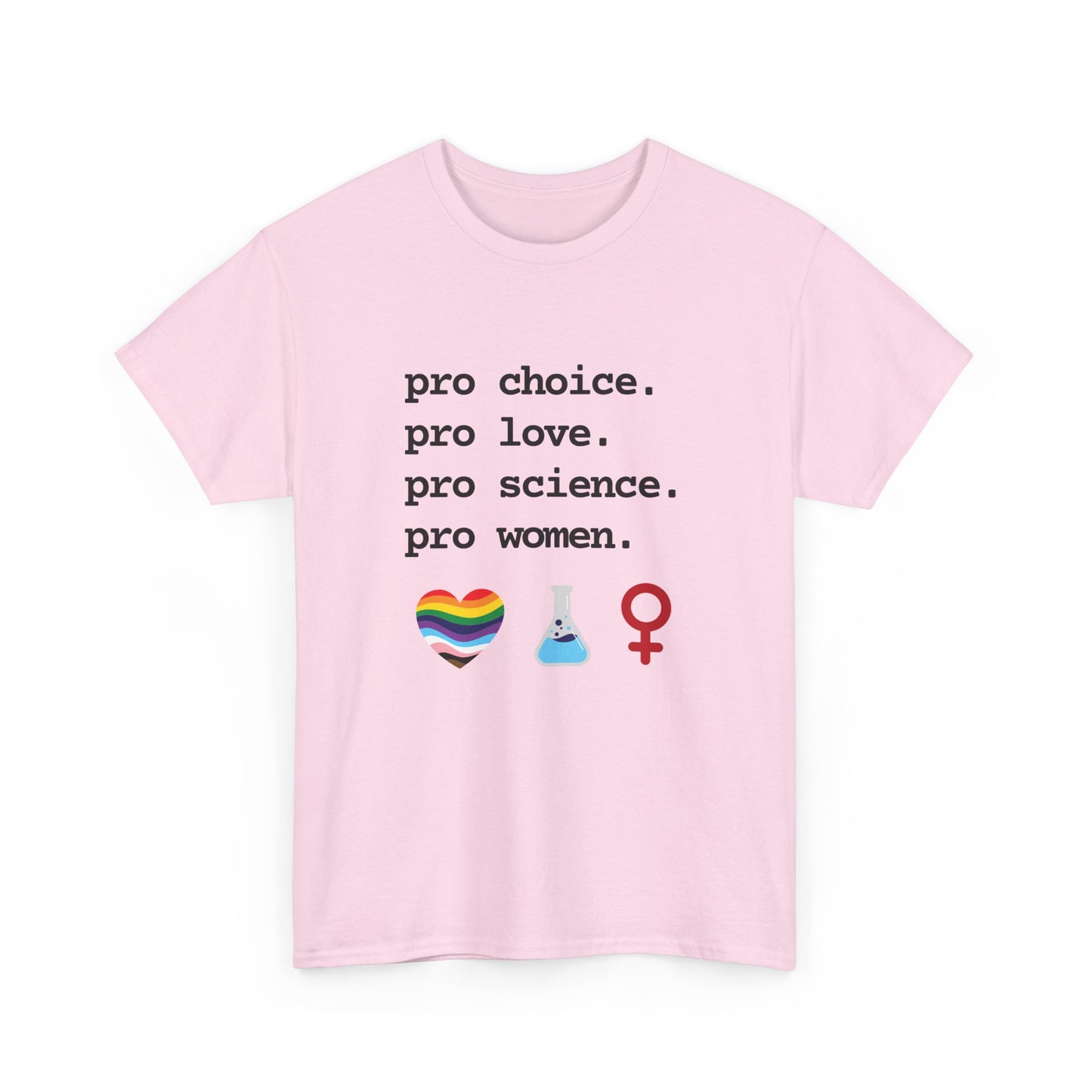 Pro Everything Unisex Heavy Cotton Tee - Love & Science Graphic Shirt