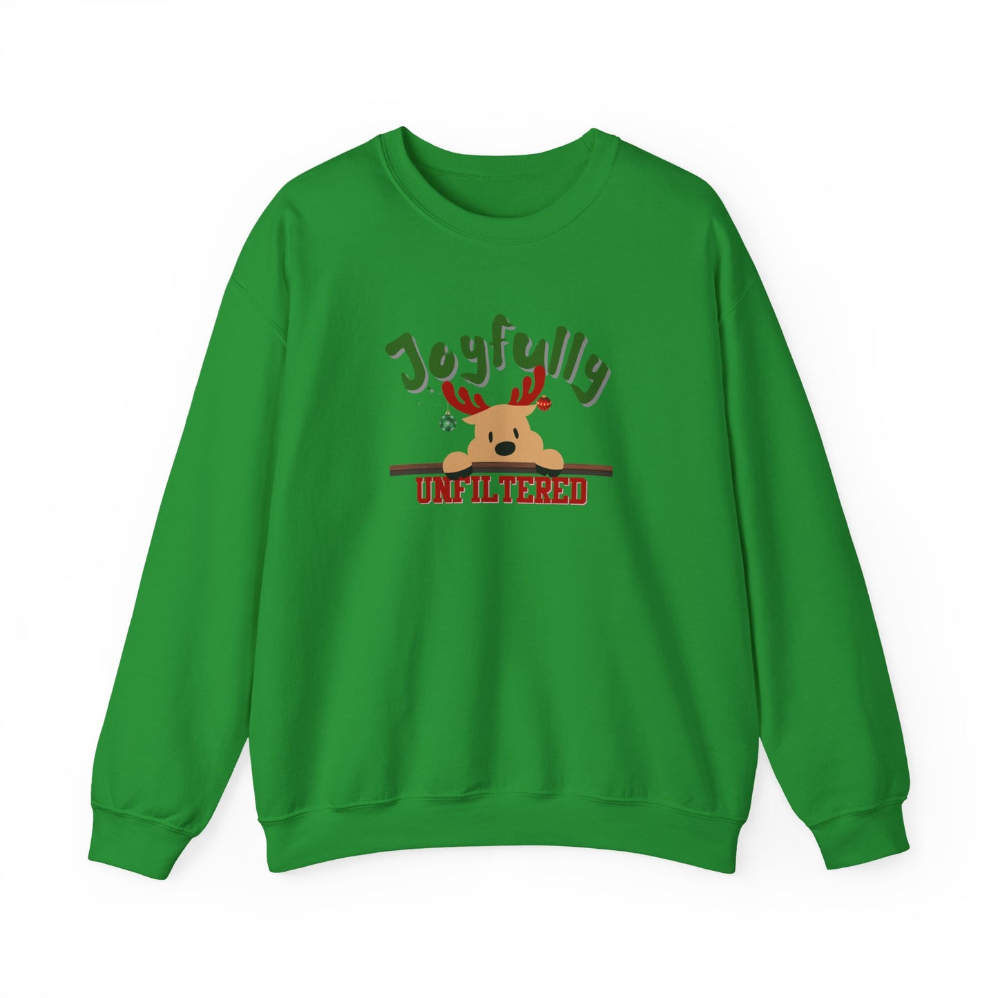 Crewneck Sweatshirt — "Let It Snow... Somewhere Else" Holiday Graphic