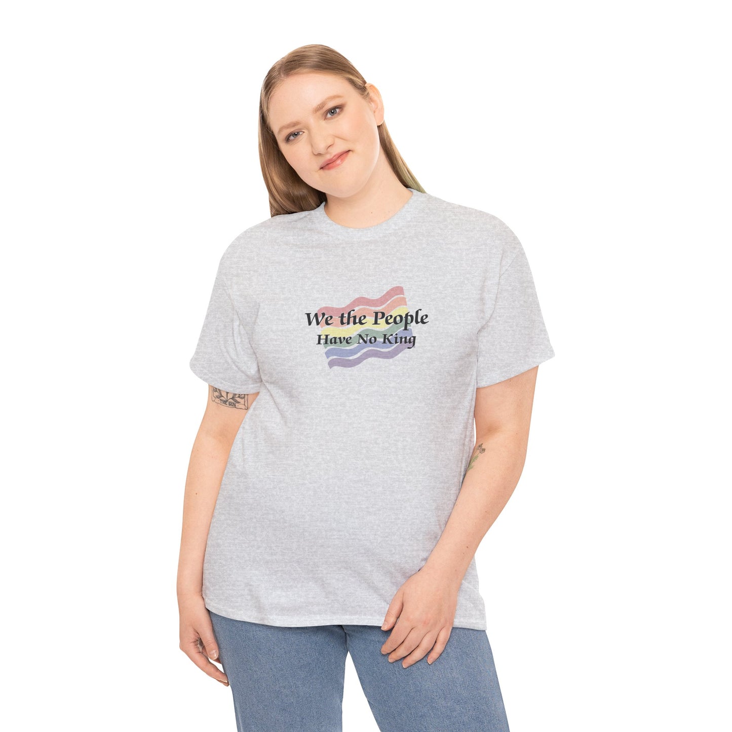 We the People Have No King Faded Pride Shirt