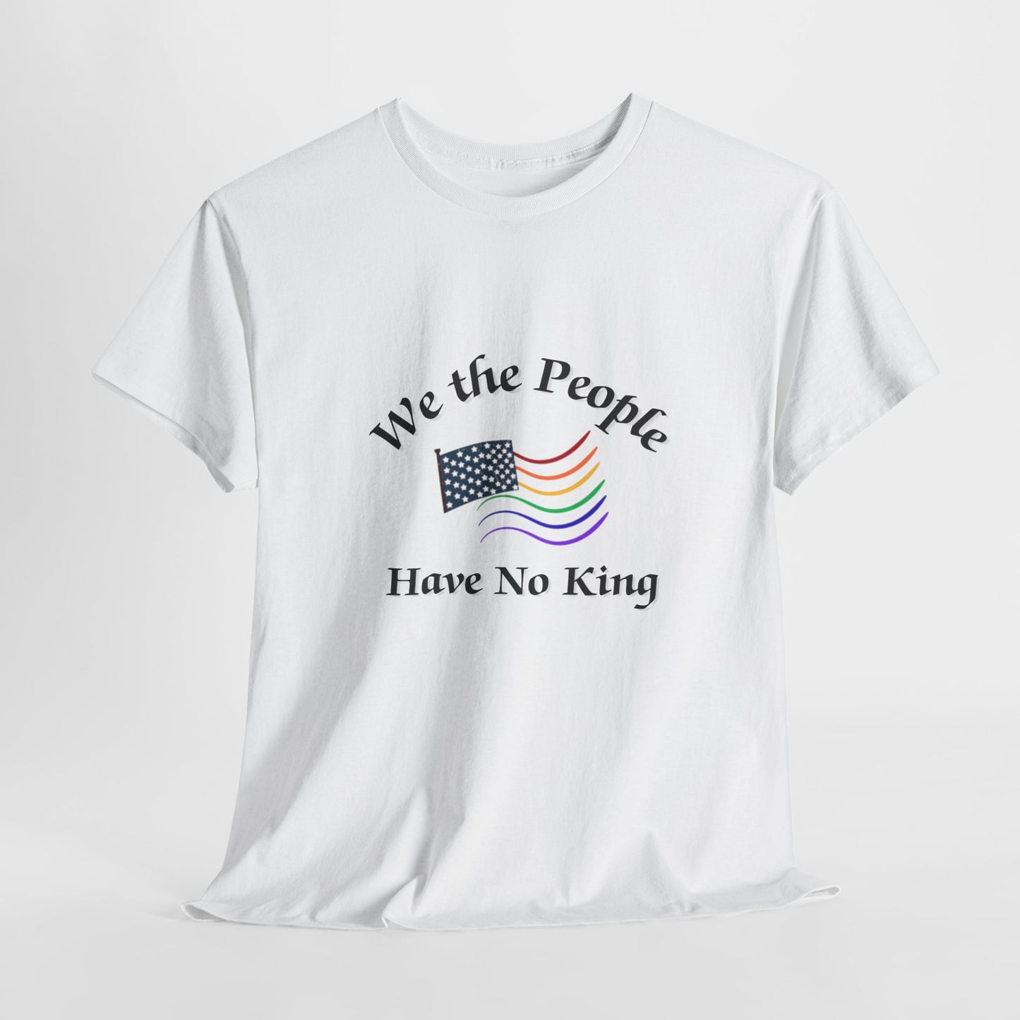 No Kings Pride - Patriotic Unisex Heavy Cotton Tee