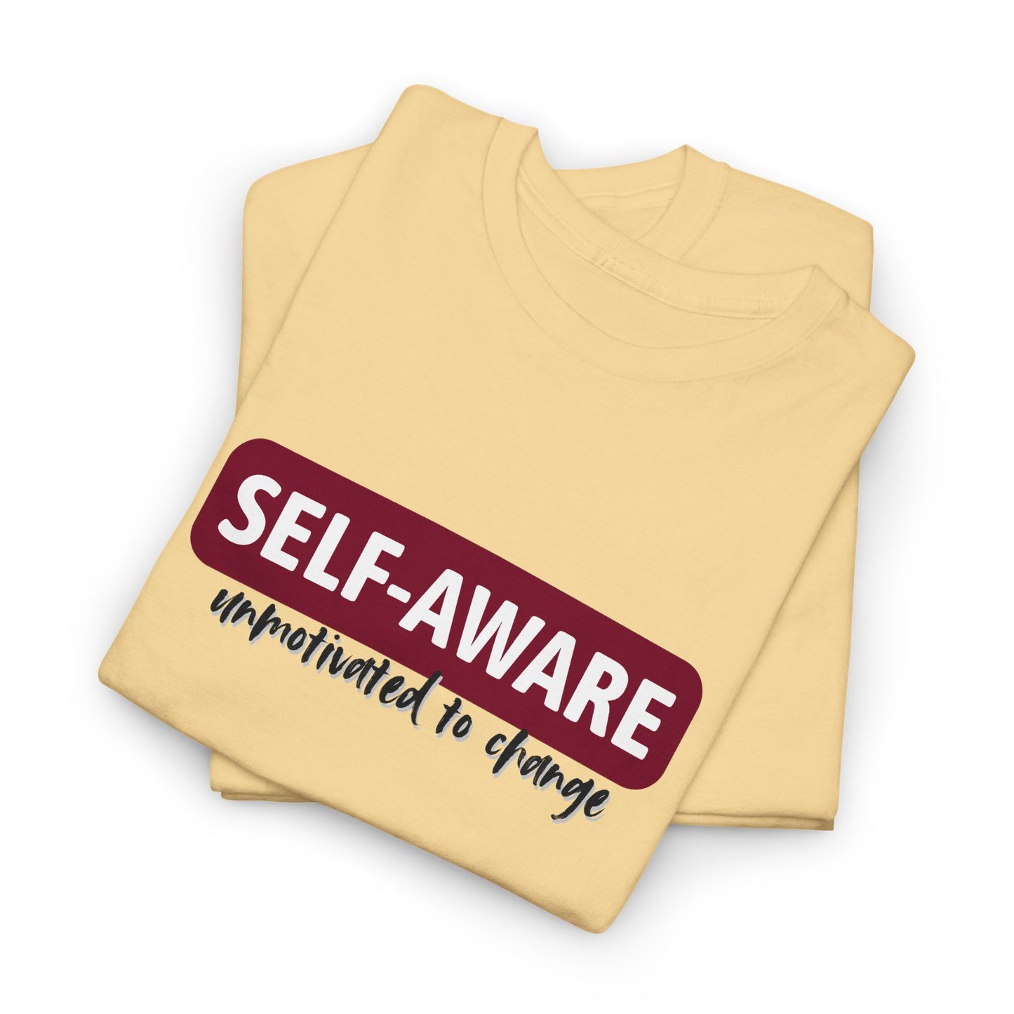 Self Aware, Unmotivated to Change Shirt