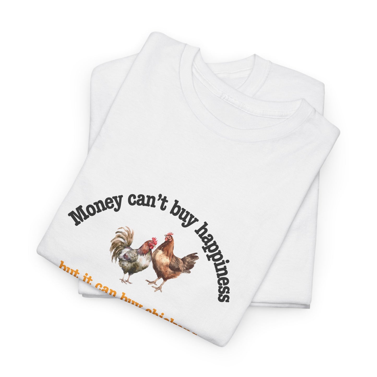 Funny Chicken Tee, Humorous Unisex Cotton Shirt