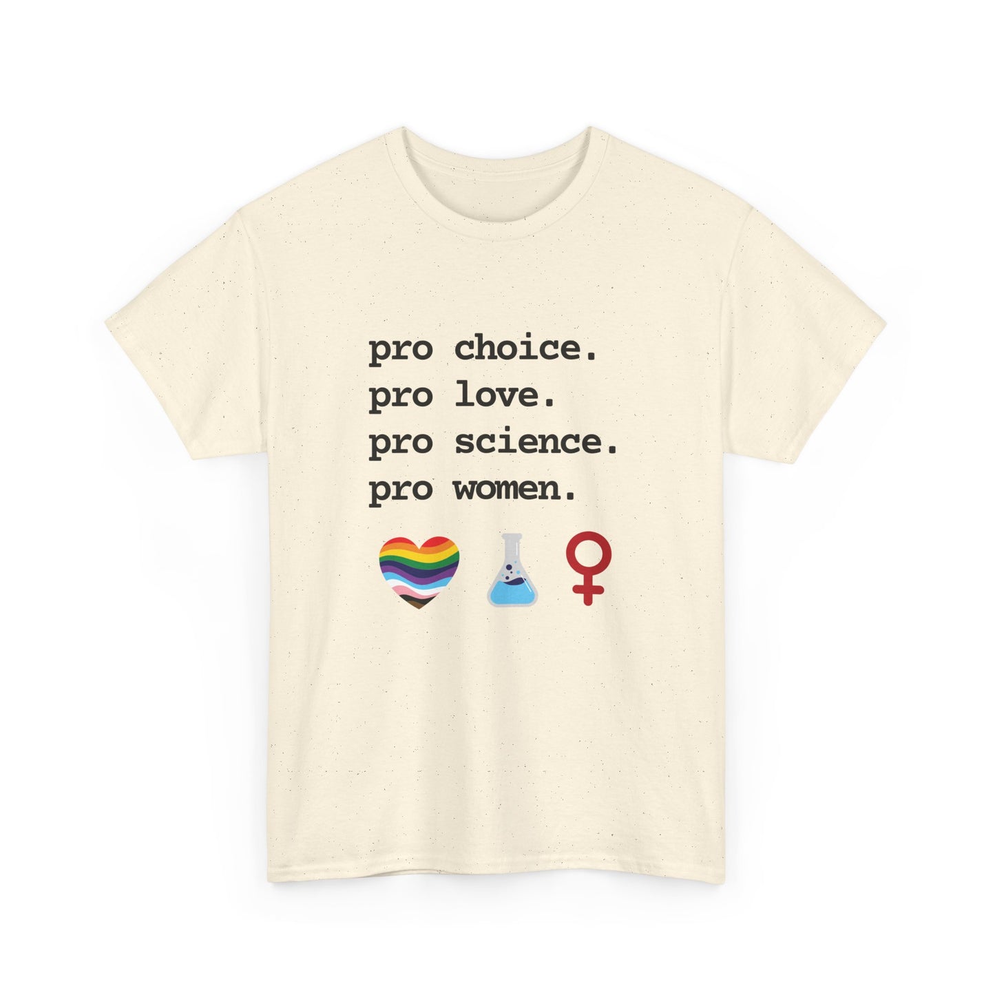 Pro Everything Unisex Heavy Cotton Tee - Love & Science Graphic Shirt