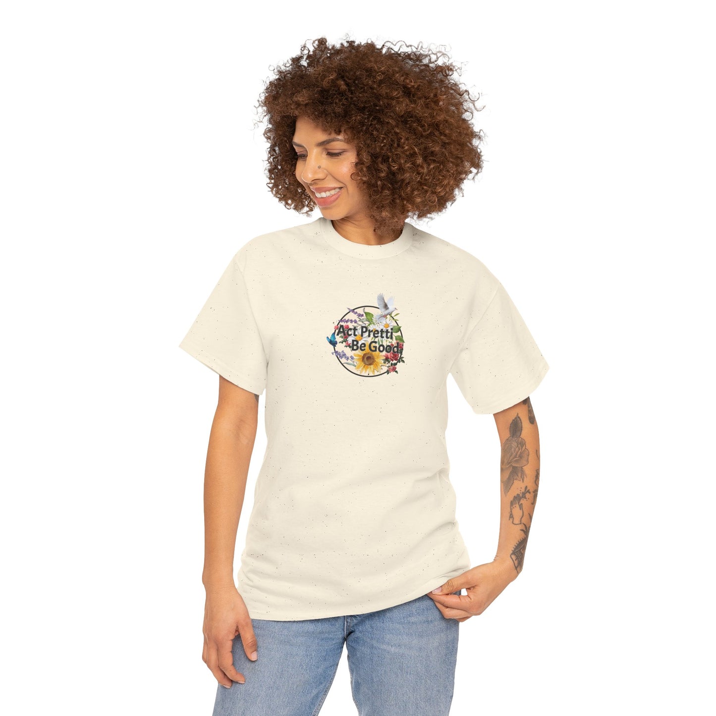 Act Pretti Be Good Circle Shirt