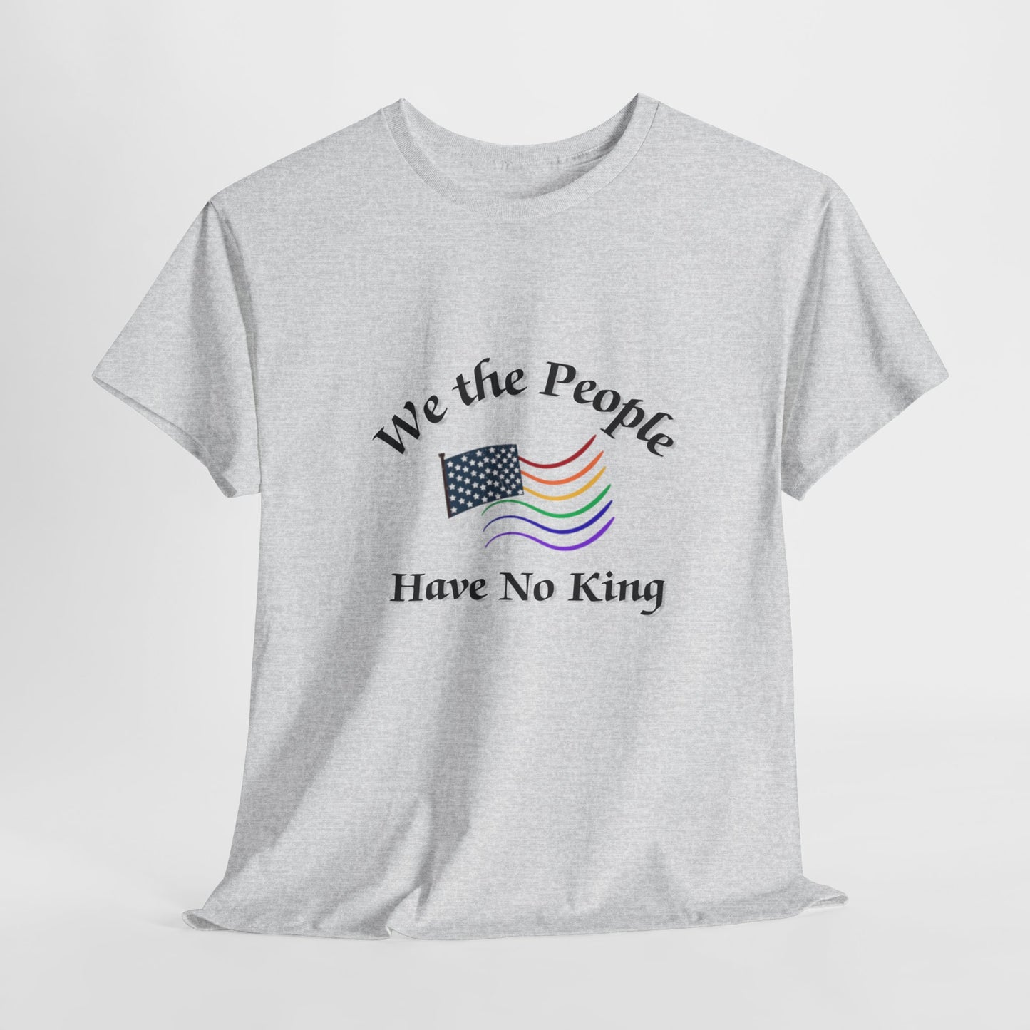 No Kings Pride - Patriotic Unisex Heavy Cotton Tee