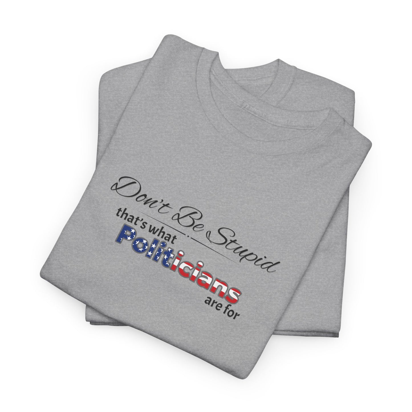 Don't Be Stupid, That's What Politicians are for Shirt