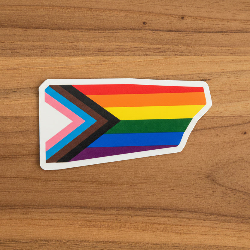 Pride Progress Flag Blade Sticker