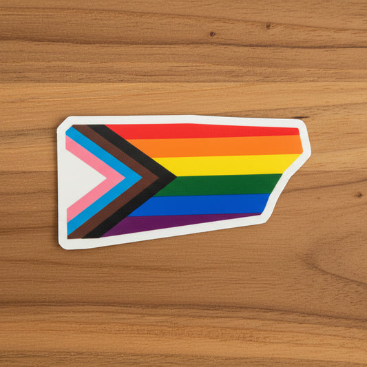 Pride Progress Flag Blade Sticker