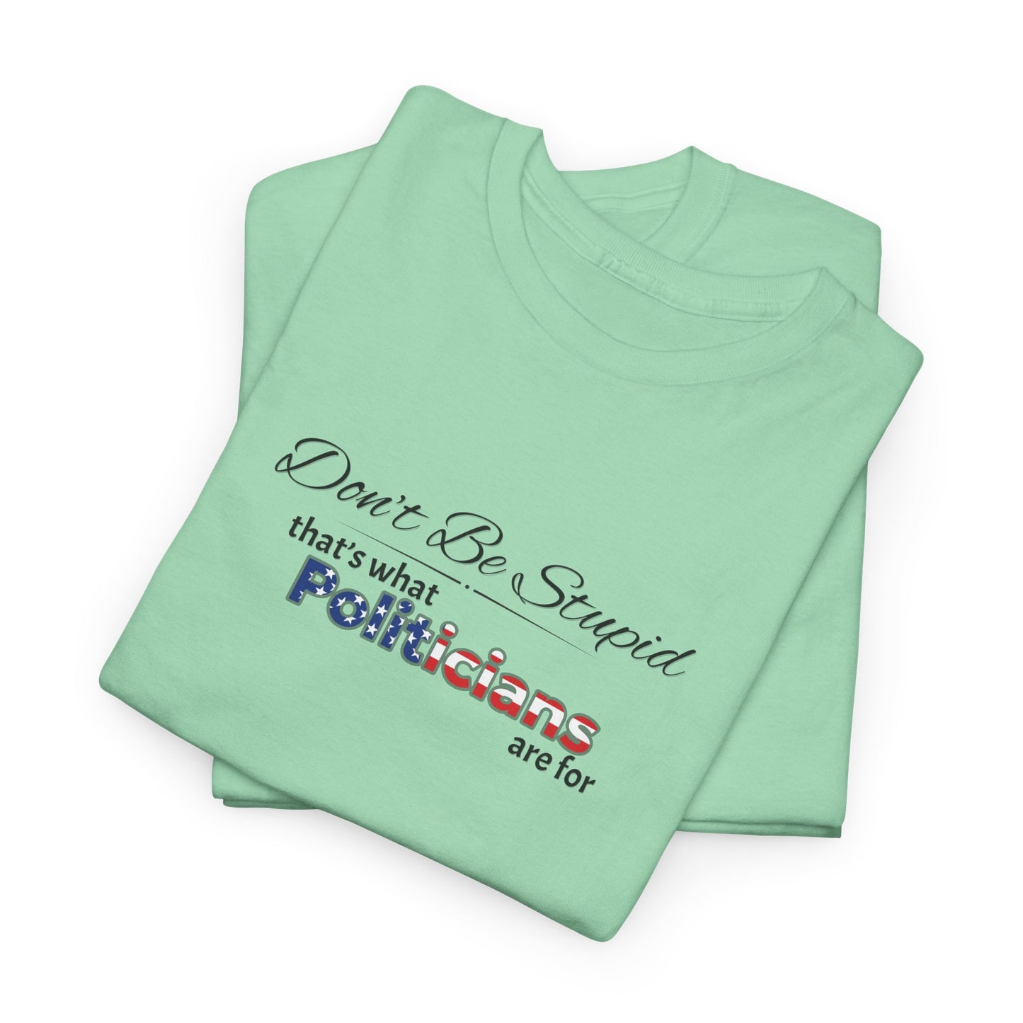 Don't Be Stupid, That's What Politicians are for Shirt