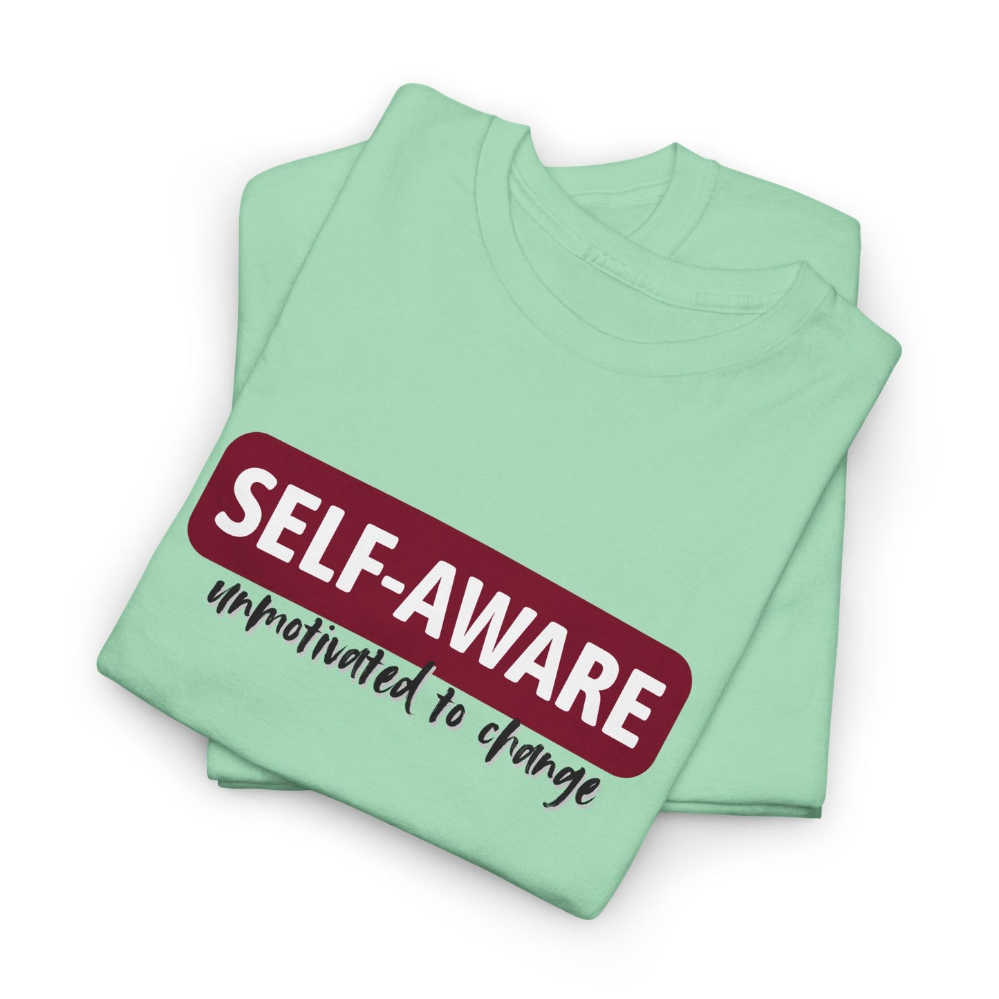 Self Aware, Unmotivated to Change Shirt