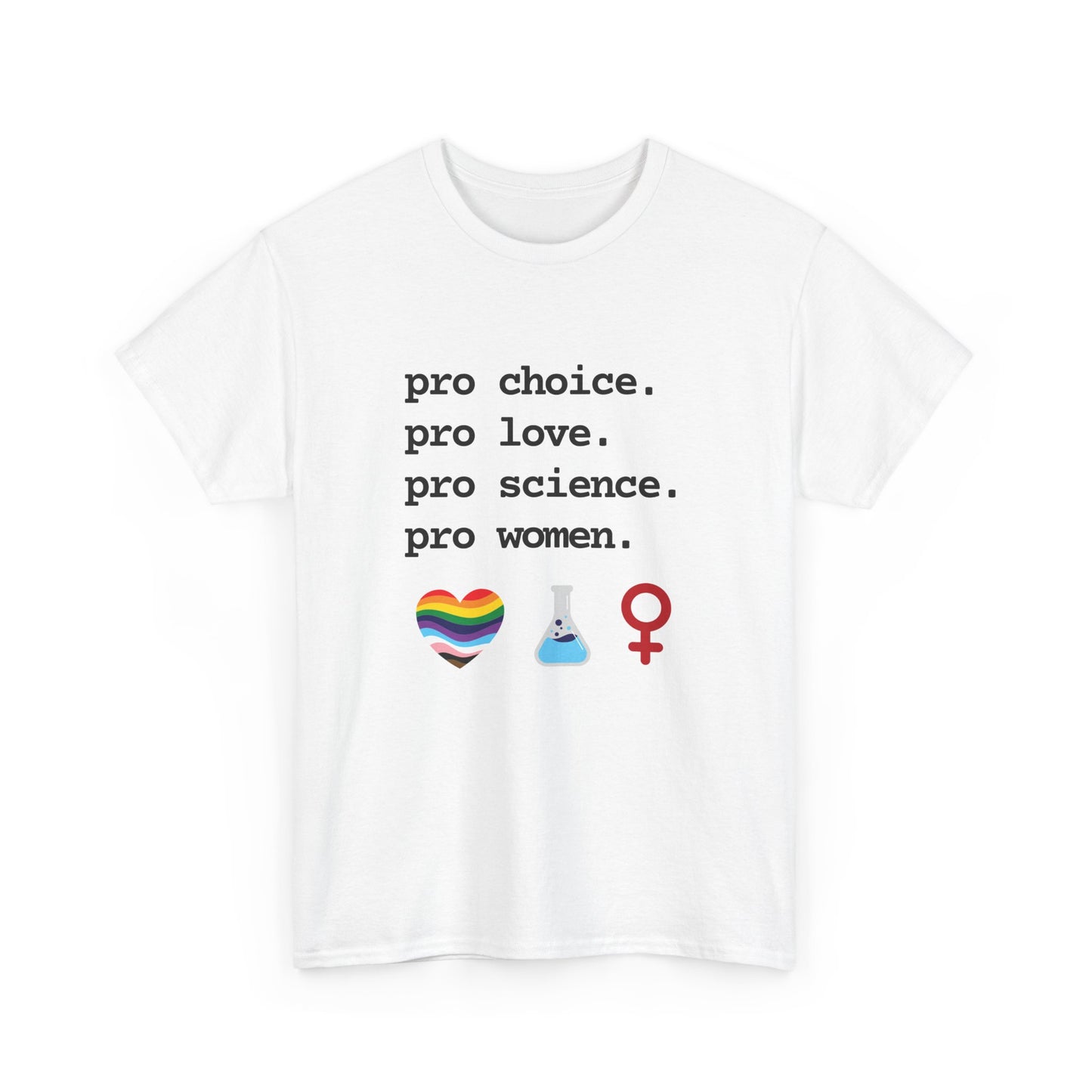 Pro Everything Unisex Heavy Cotton Tee - Love & Science Graphic Shirt