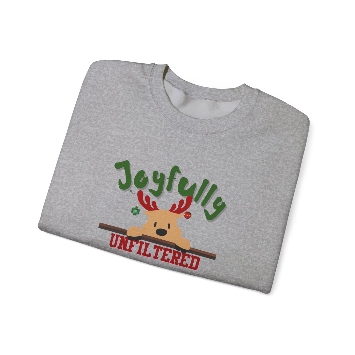 Crewneck Sweatshirt — "Let It Snow... Somewhere Else" Holiday Graphic