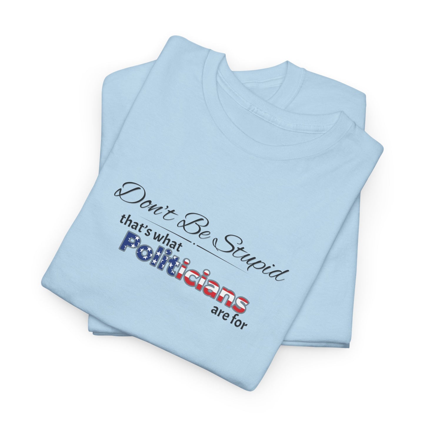 Don't Be Stupid, That's What Politicians are for Shirt