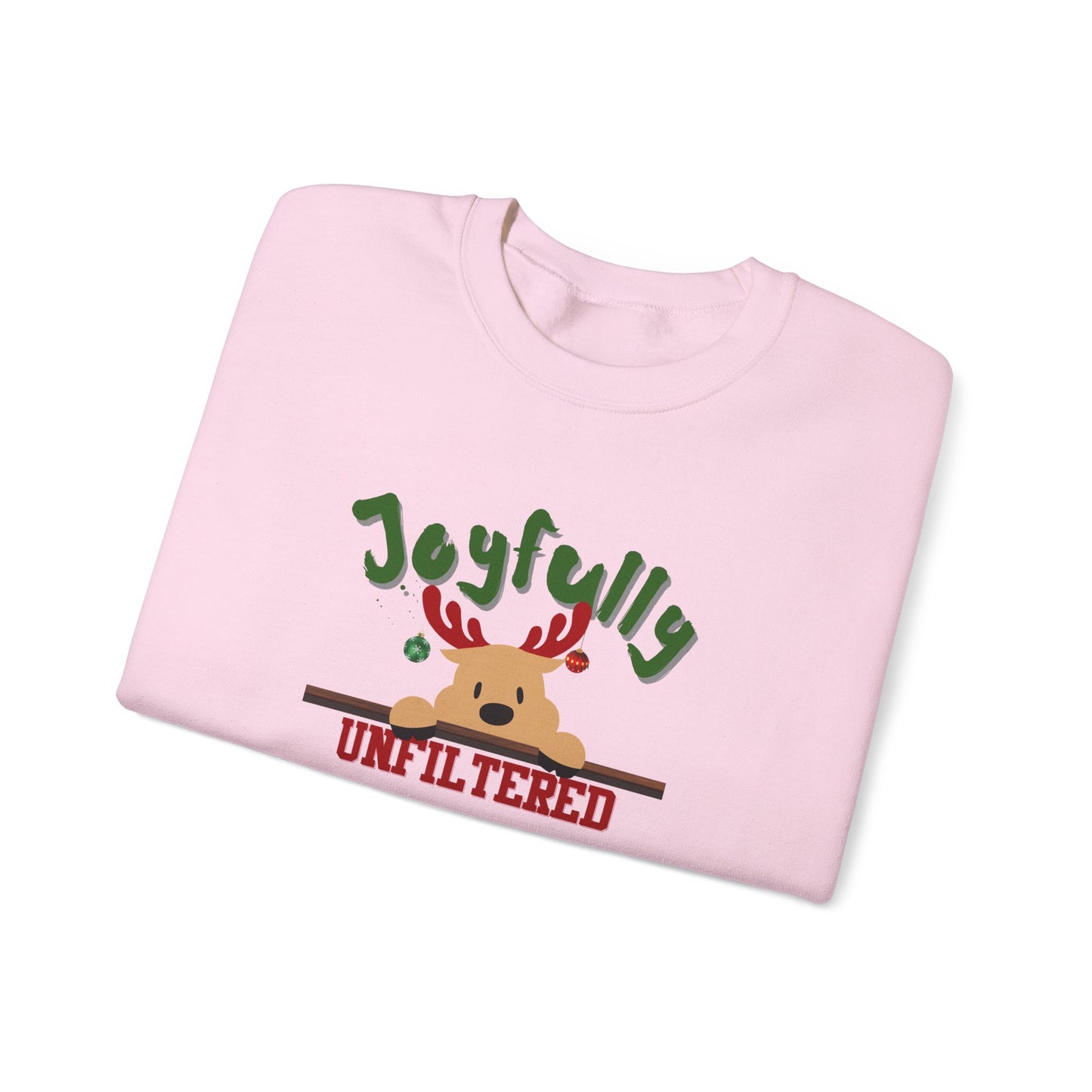 Crewneck Sweatshirt — "Let It Snow... Somewhere Else" Holiday Graphic