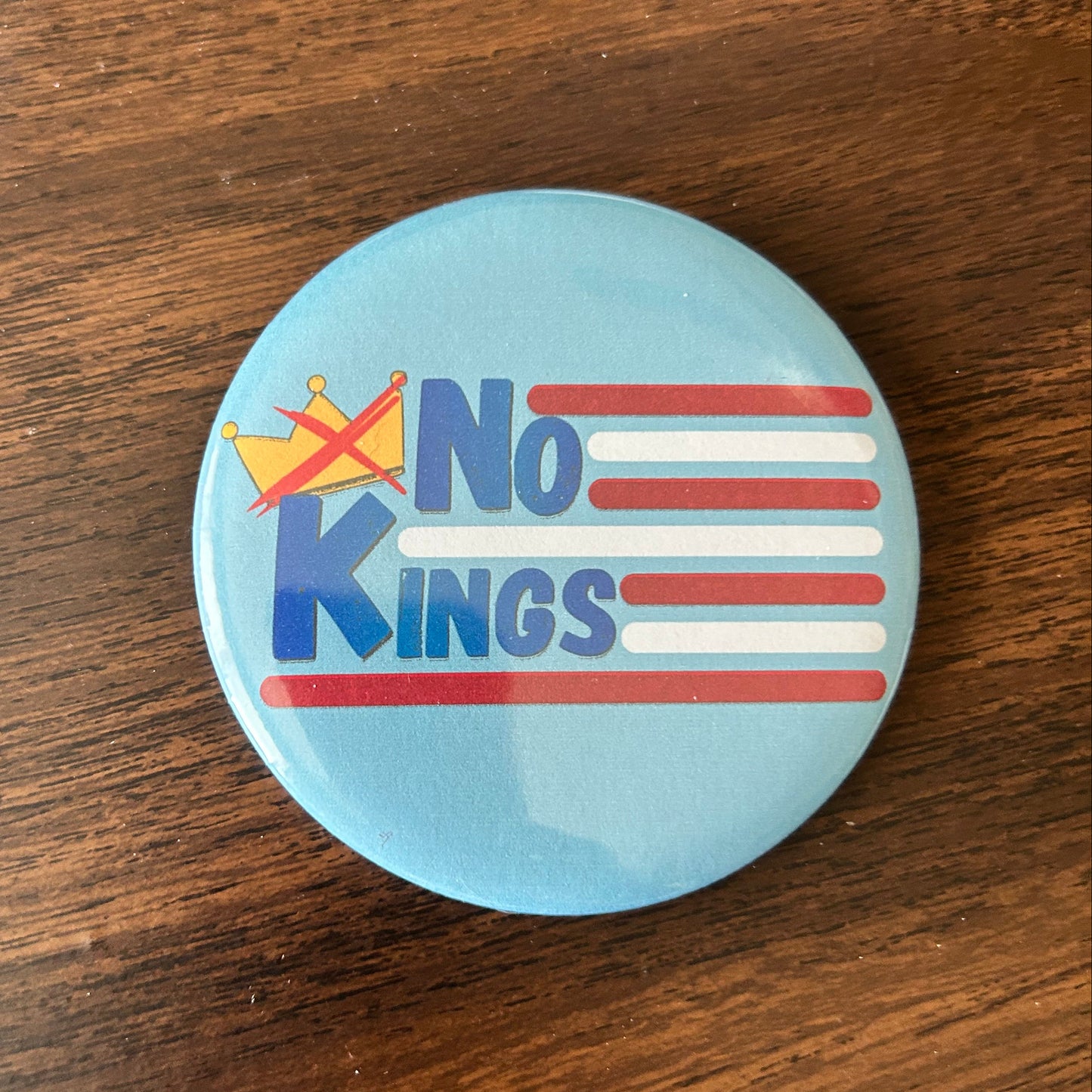 Protest Buttons, No Kings