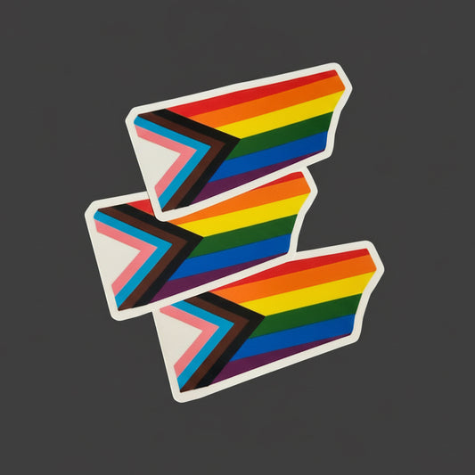 Pride Progress Flag Blade Sticker